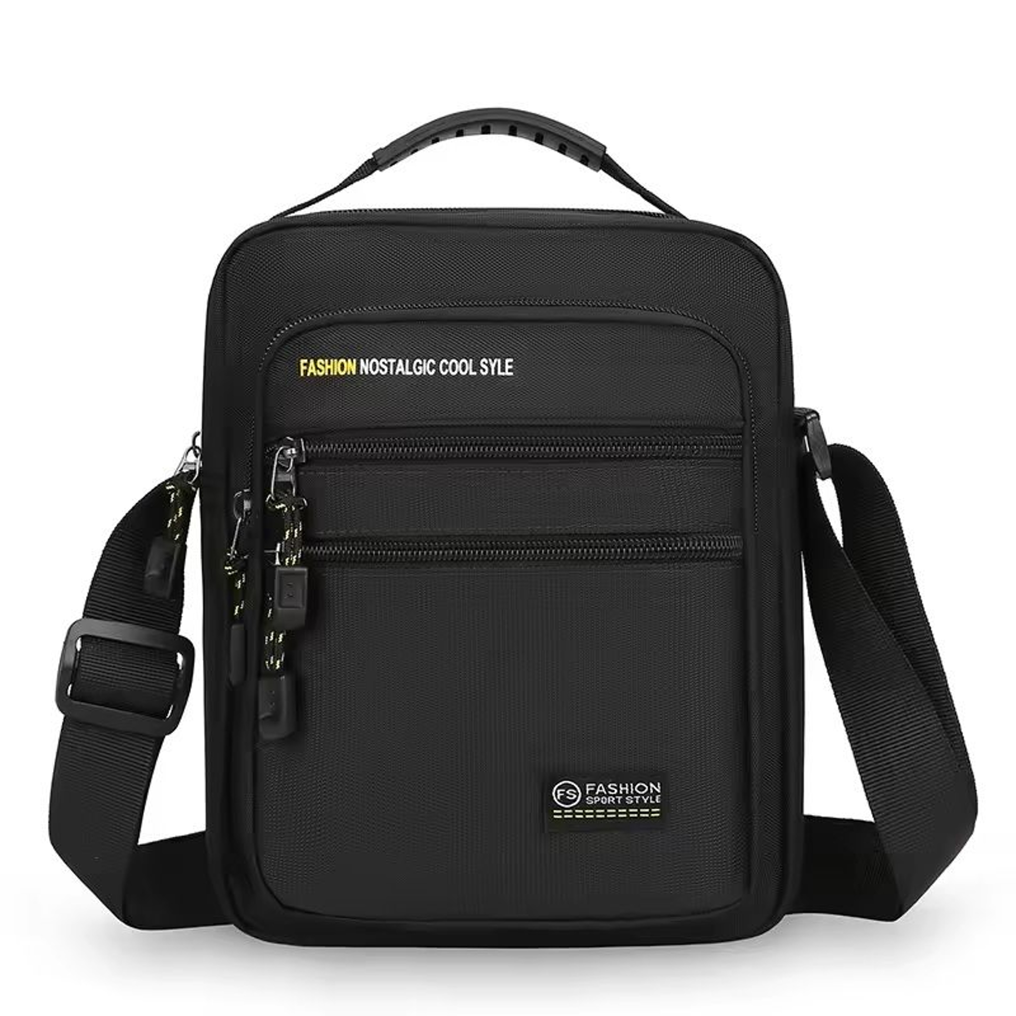 Mens Crossbody Shoulder Bag With Multi Pockets 11