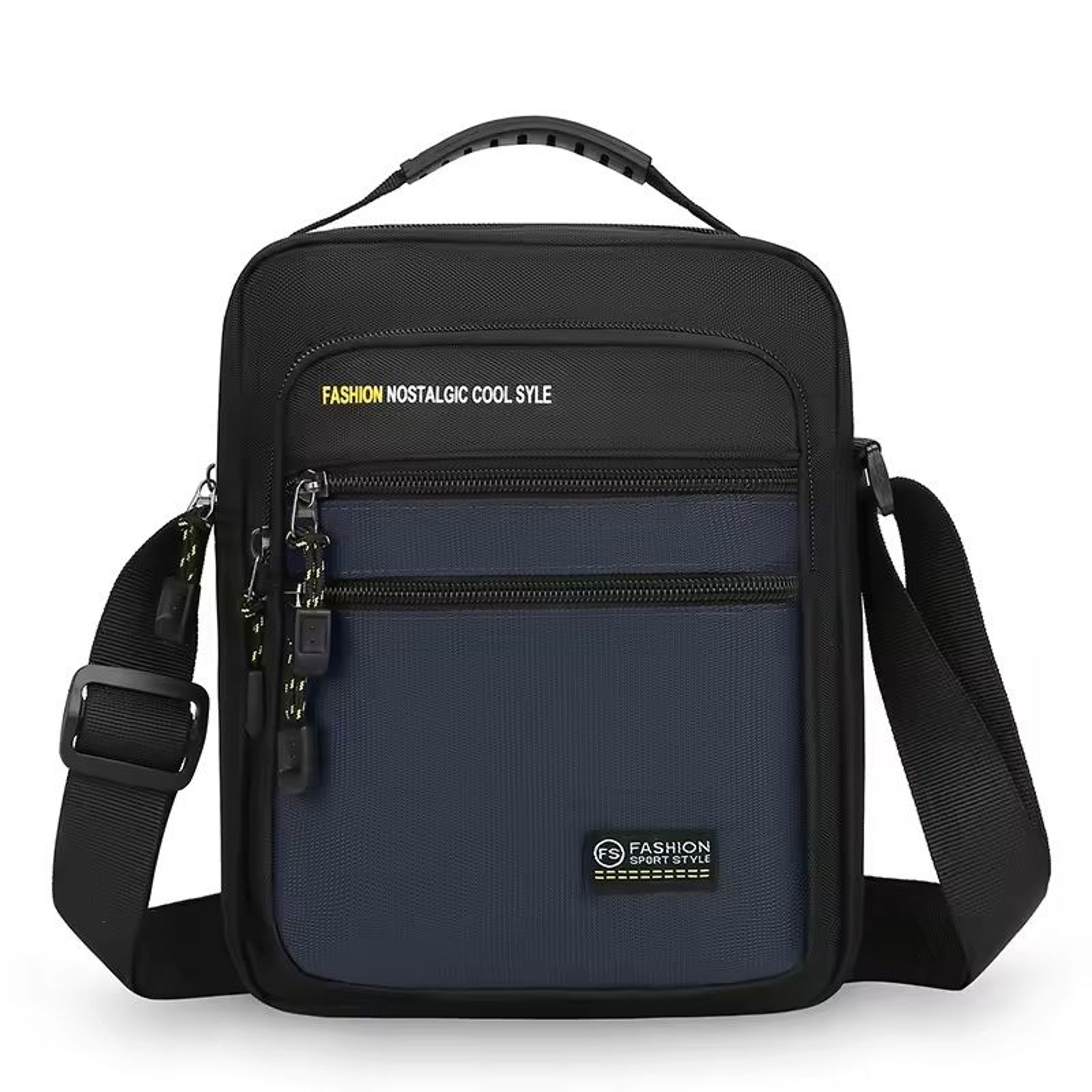 Mens Crossbody Shoulder Bag With Multi Pockets 12