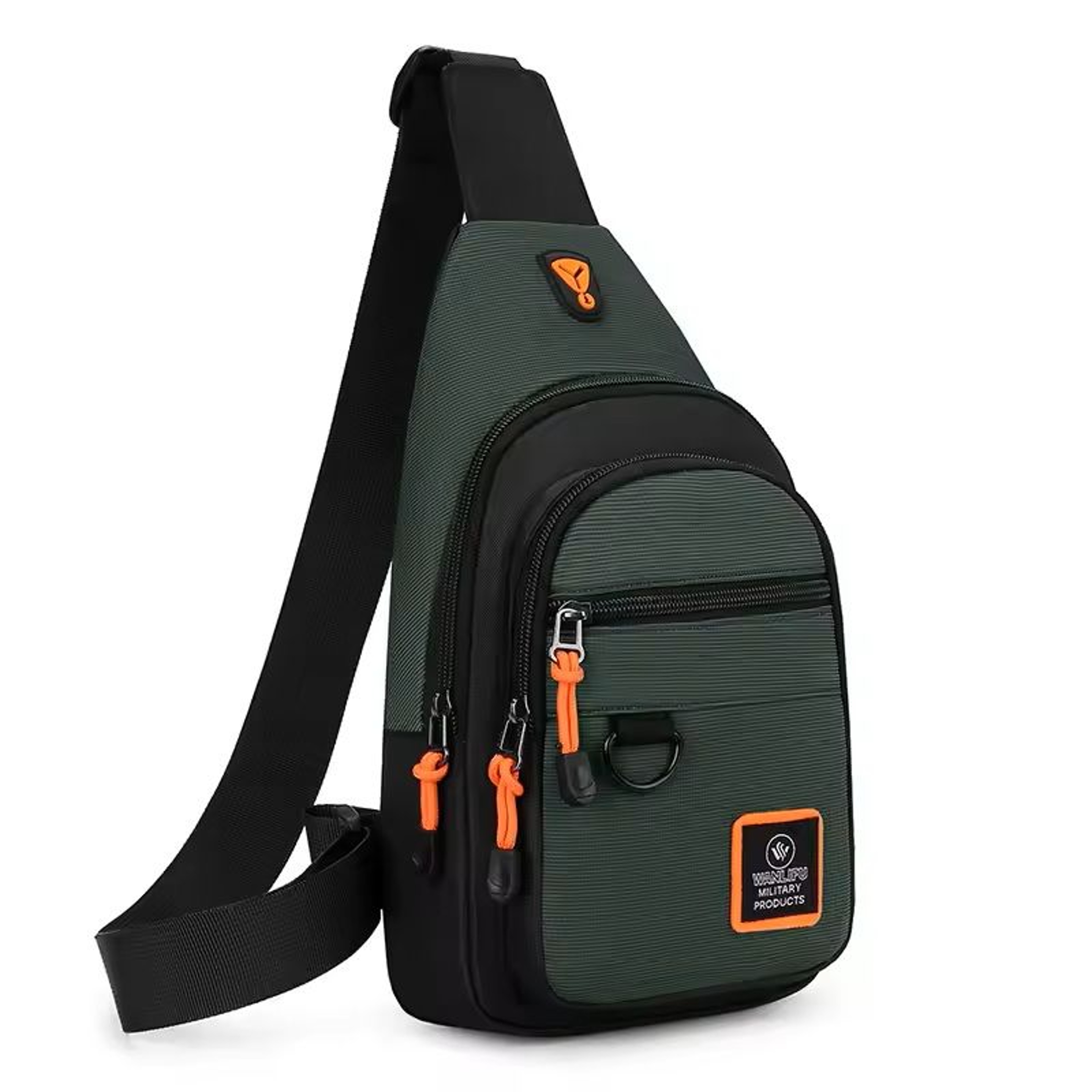 Mens Waterproof Hiking Crossbody Shoulder Chest Bag 7