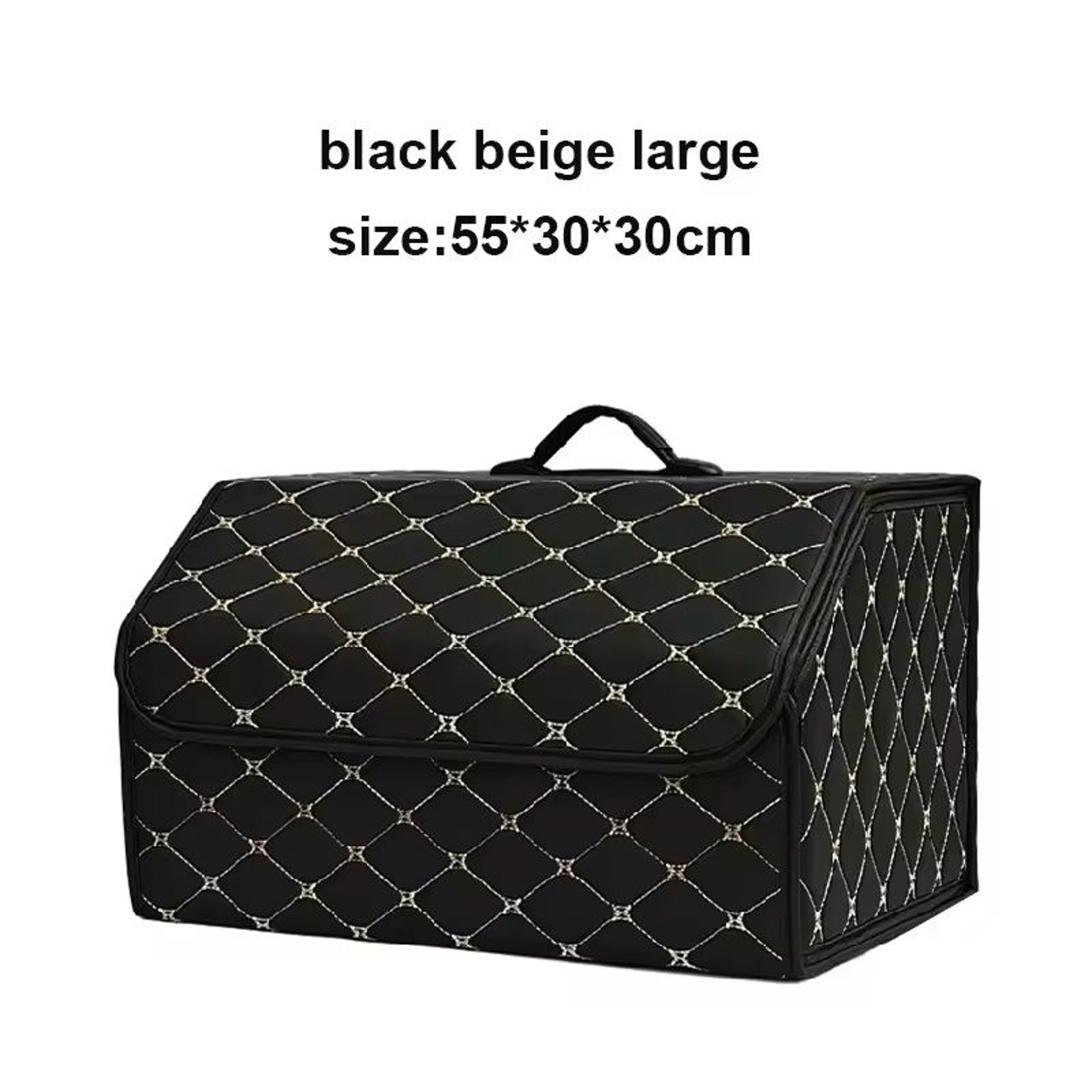 Leather Car Trunk Organizer Large Folding Storage Box 8