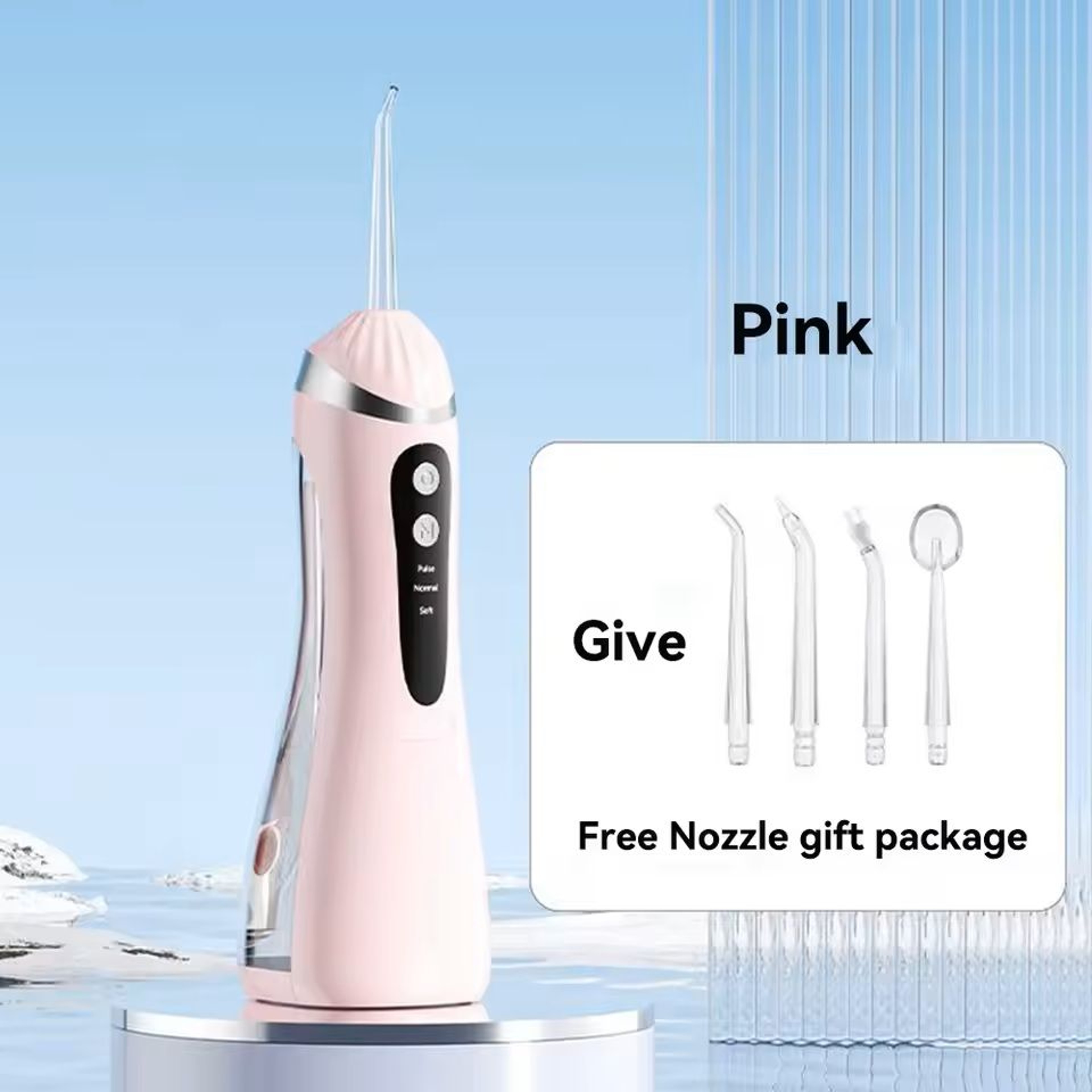 Rechargeable Oral Irrigator Water Flosser With 3 Cleaning Modes 9