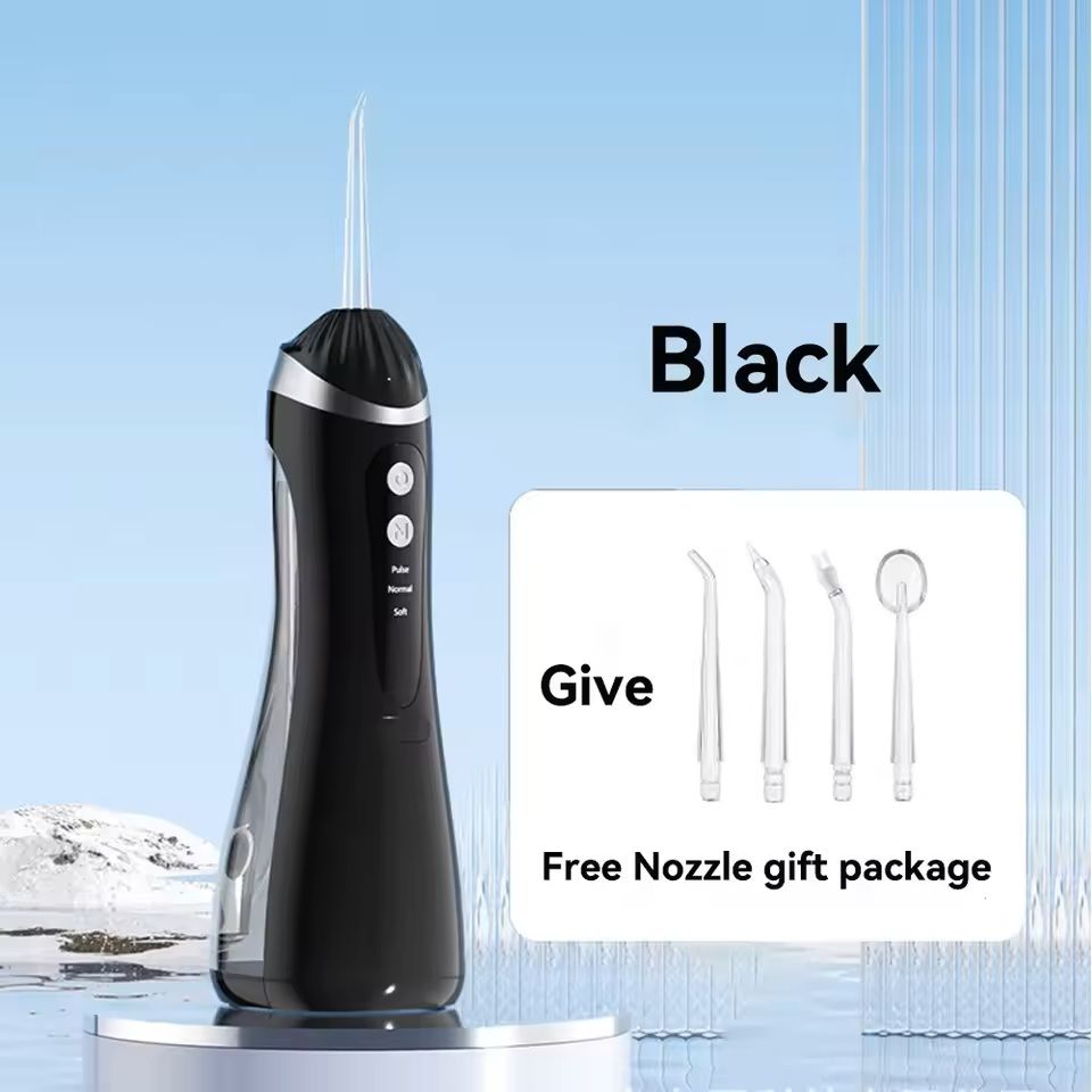 Rechargeable Oral Irrigator Water Flosser With 3 Cleaning Modes 6