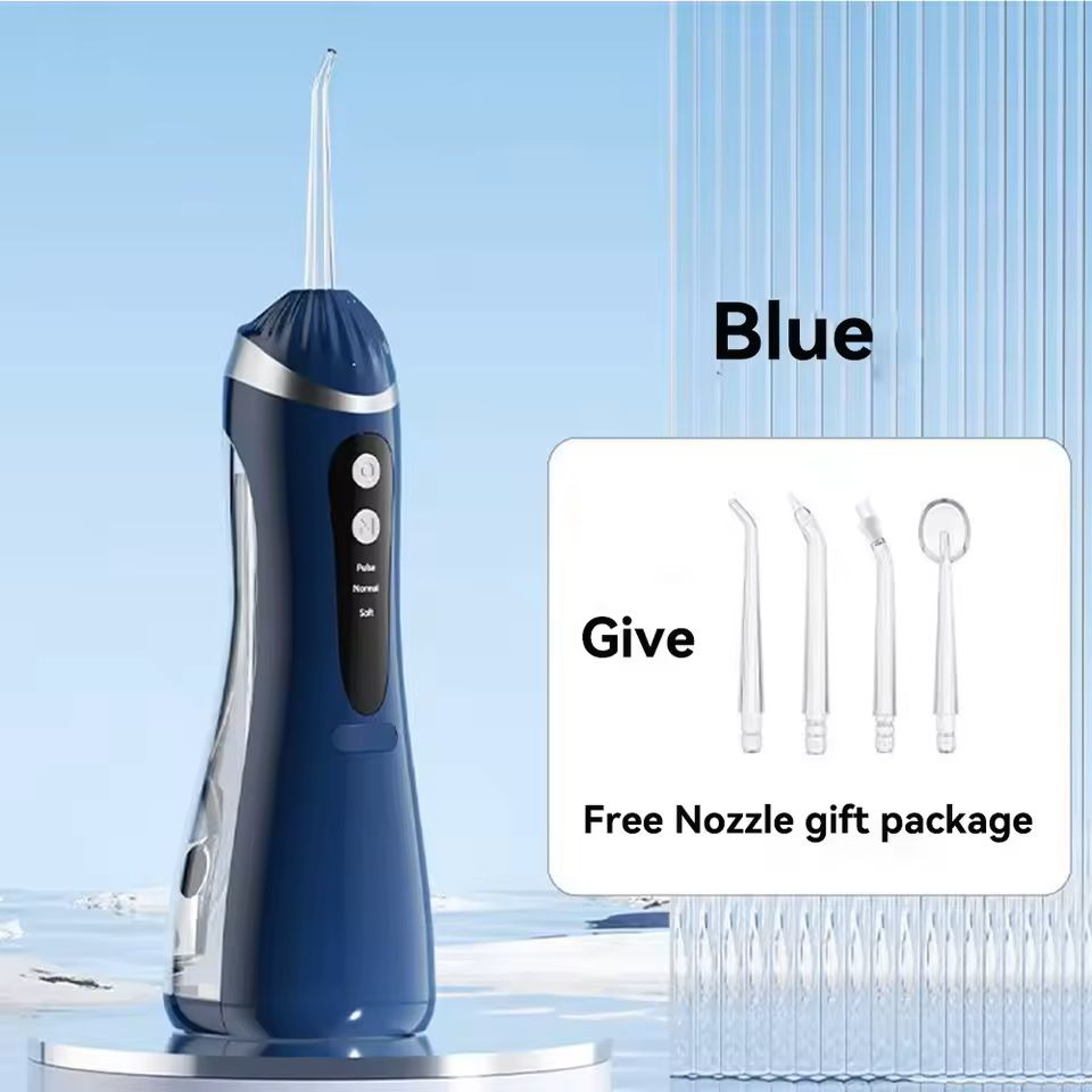 Rechargeable Oral Irrigator Water Flosser With 3 Cleaning Modes 8