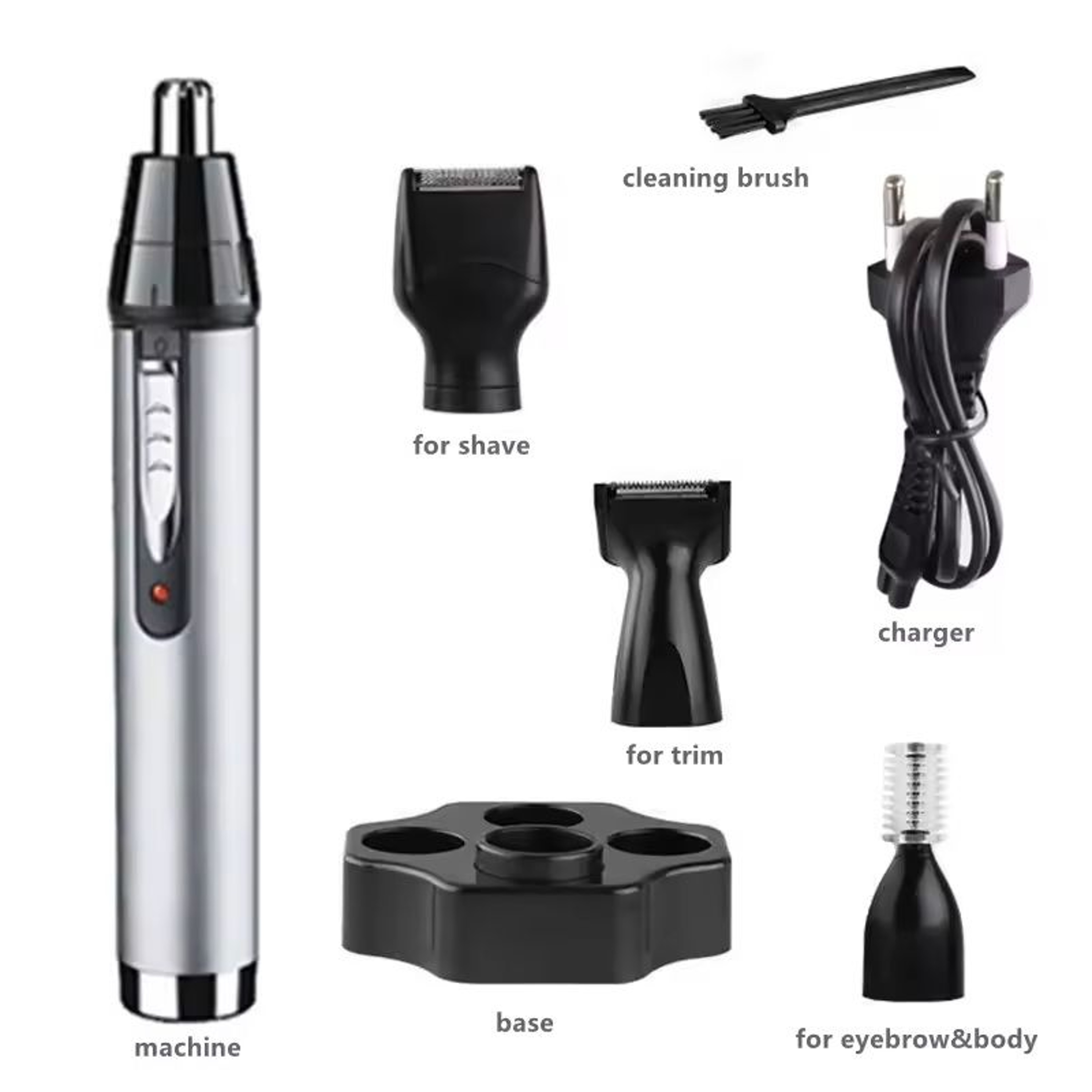 All In 1 Rechargeable Nose Ear Hair Trimmer Grooming Kit 5