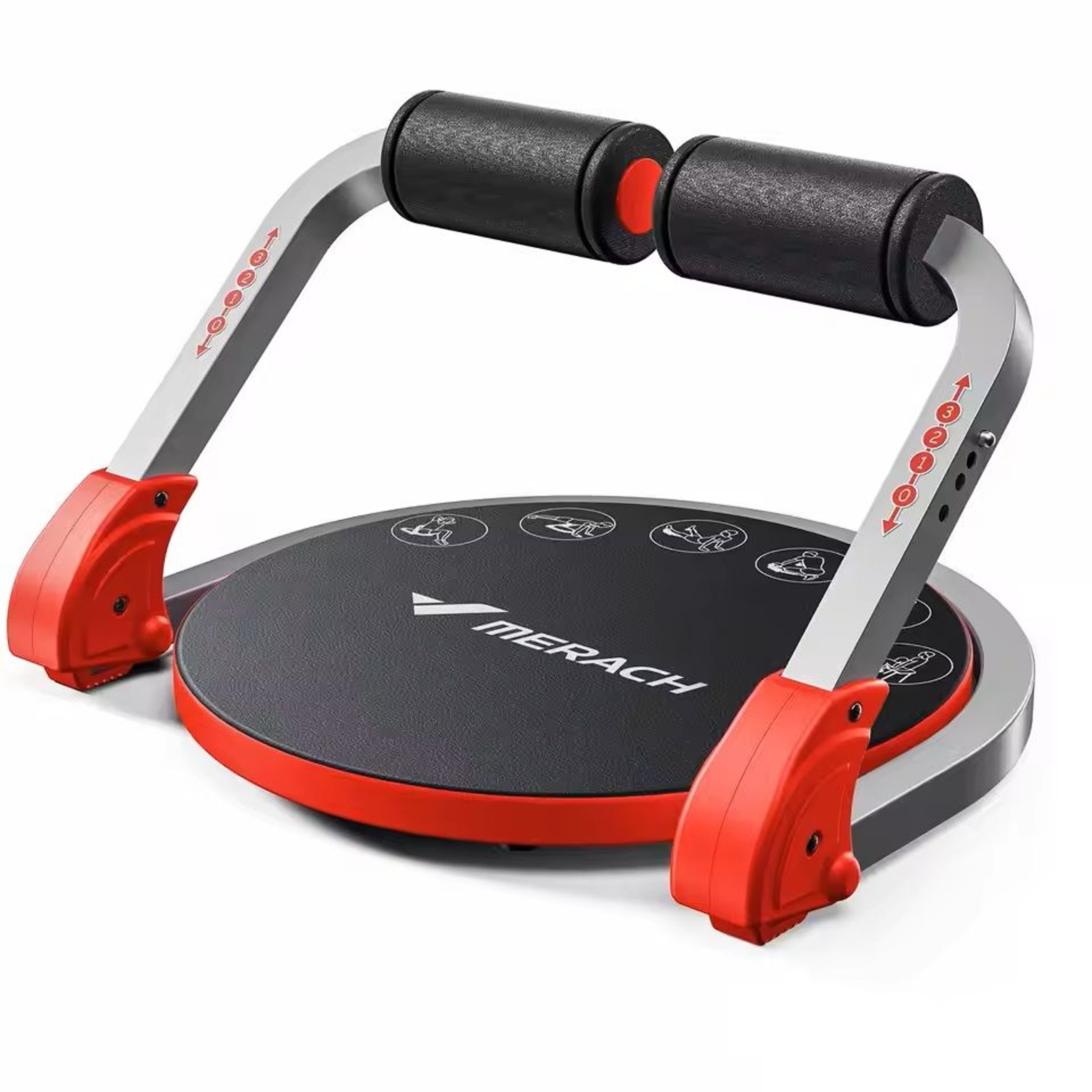 Adjustable Resistance Ab Workout Machine With Automatic Rebound 5