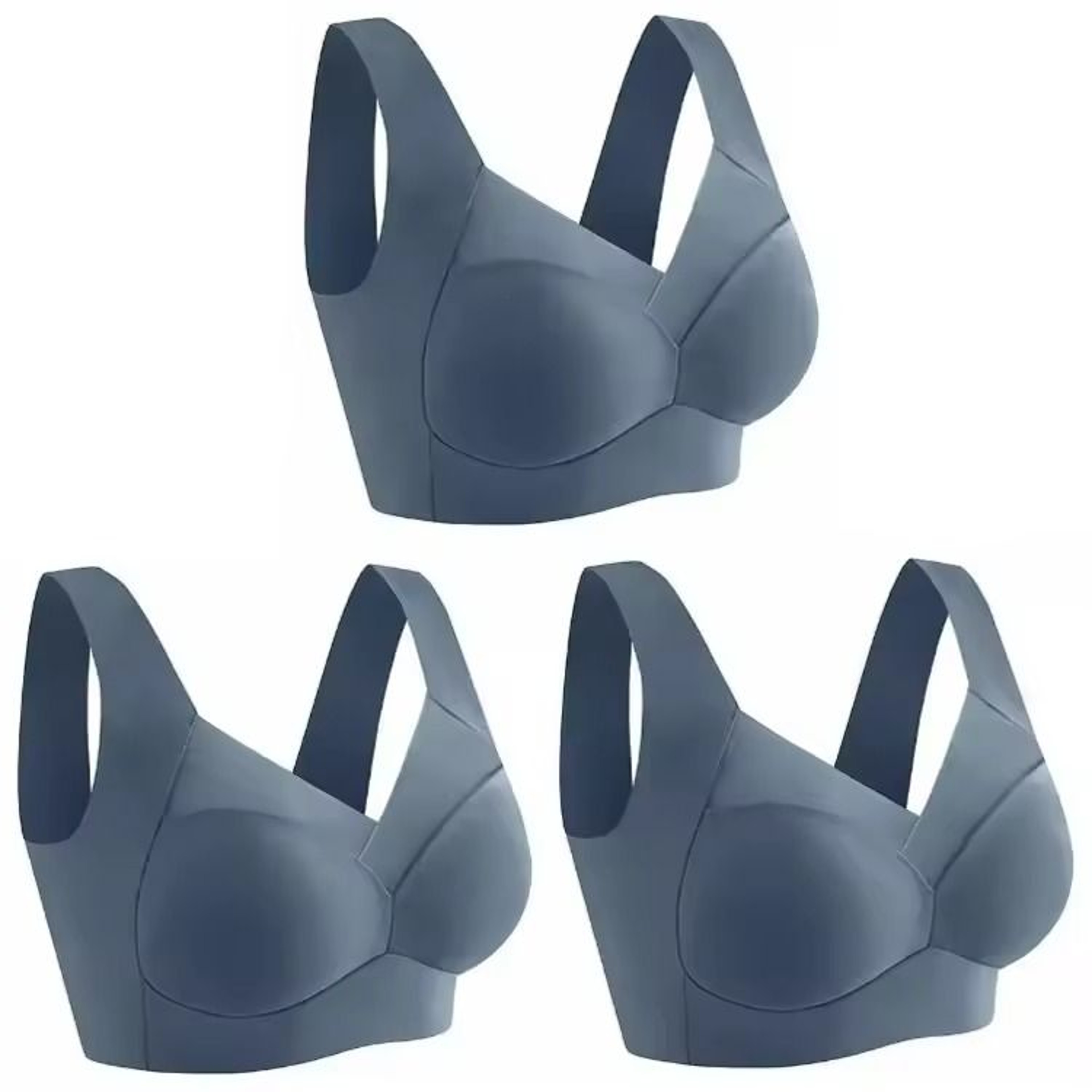 3 Pack Ice Silk Seamless Sports Bras 10