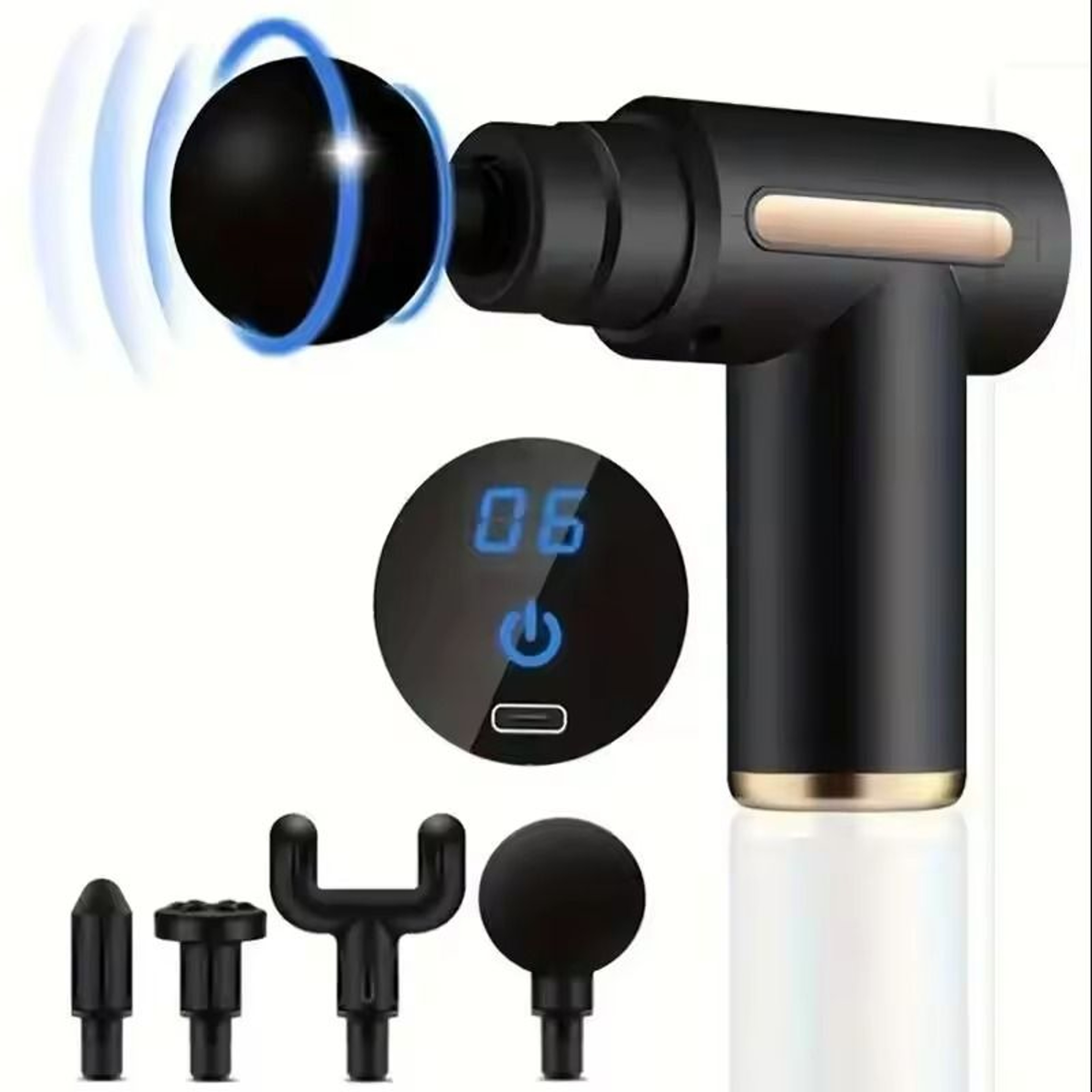 Portable Vibration Massage Gun For Deep Muscle Relaxation And Fitness Recovery 6