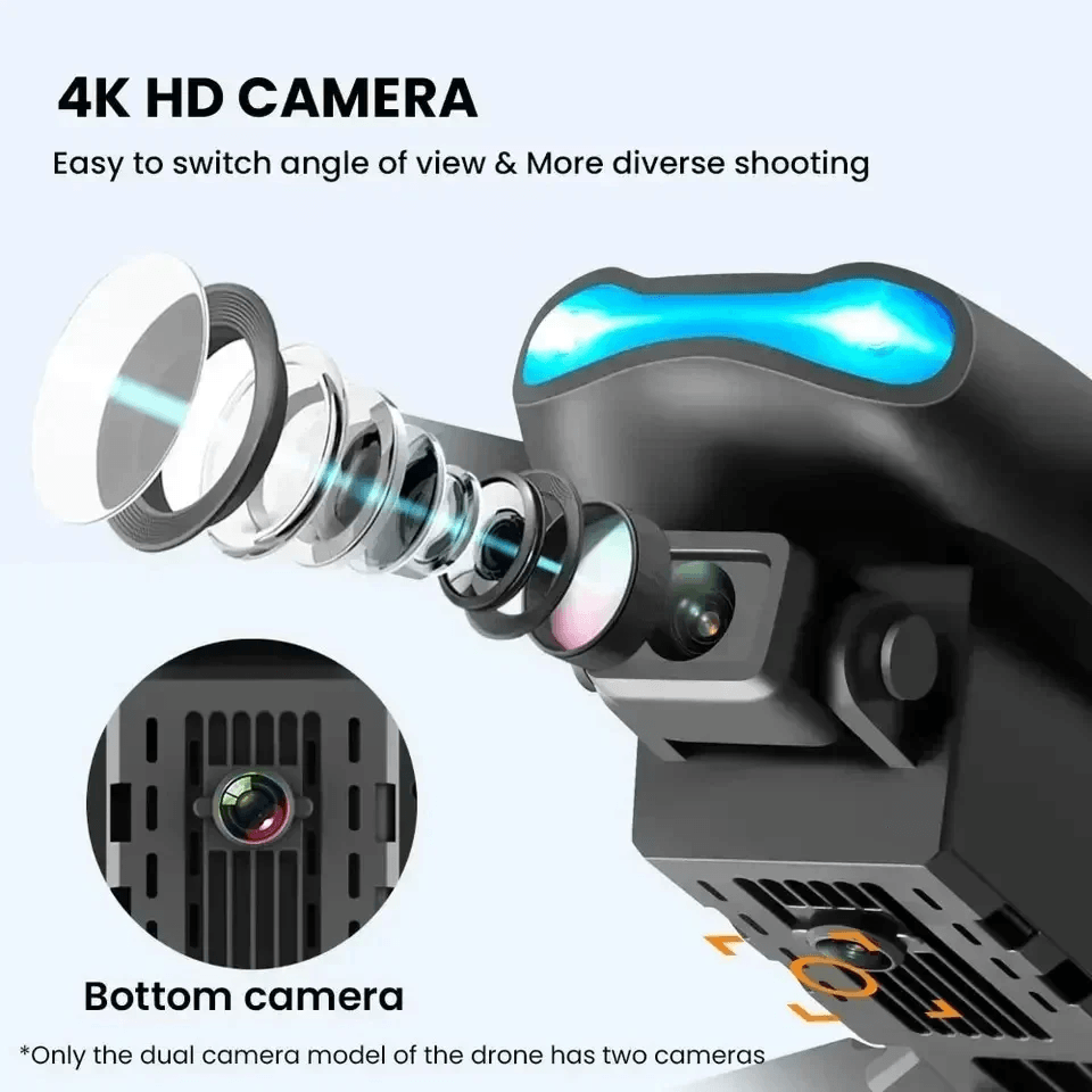 E99 Pro Drone With 6K Camera And Altitude Hold Quadcopter 1