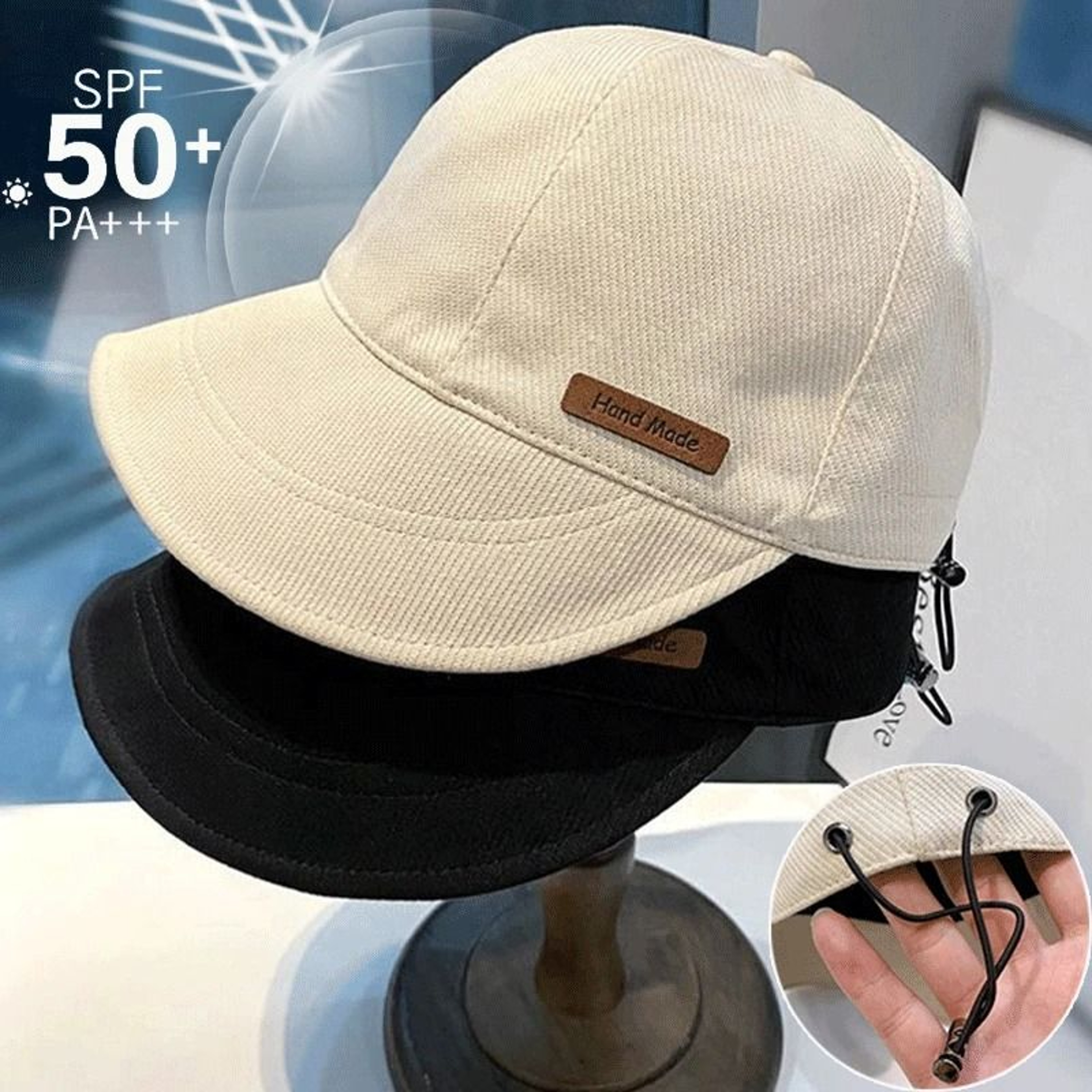 Womens Foldable UV Protection Sun Hat With Wide Brim 1