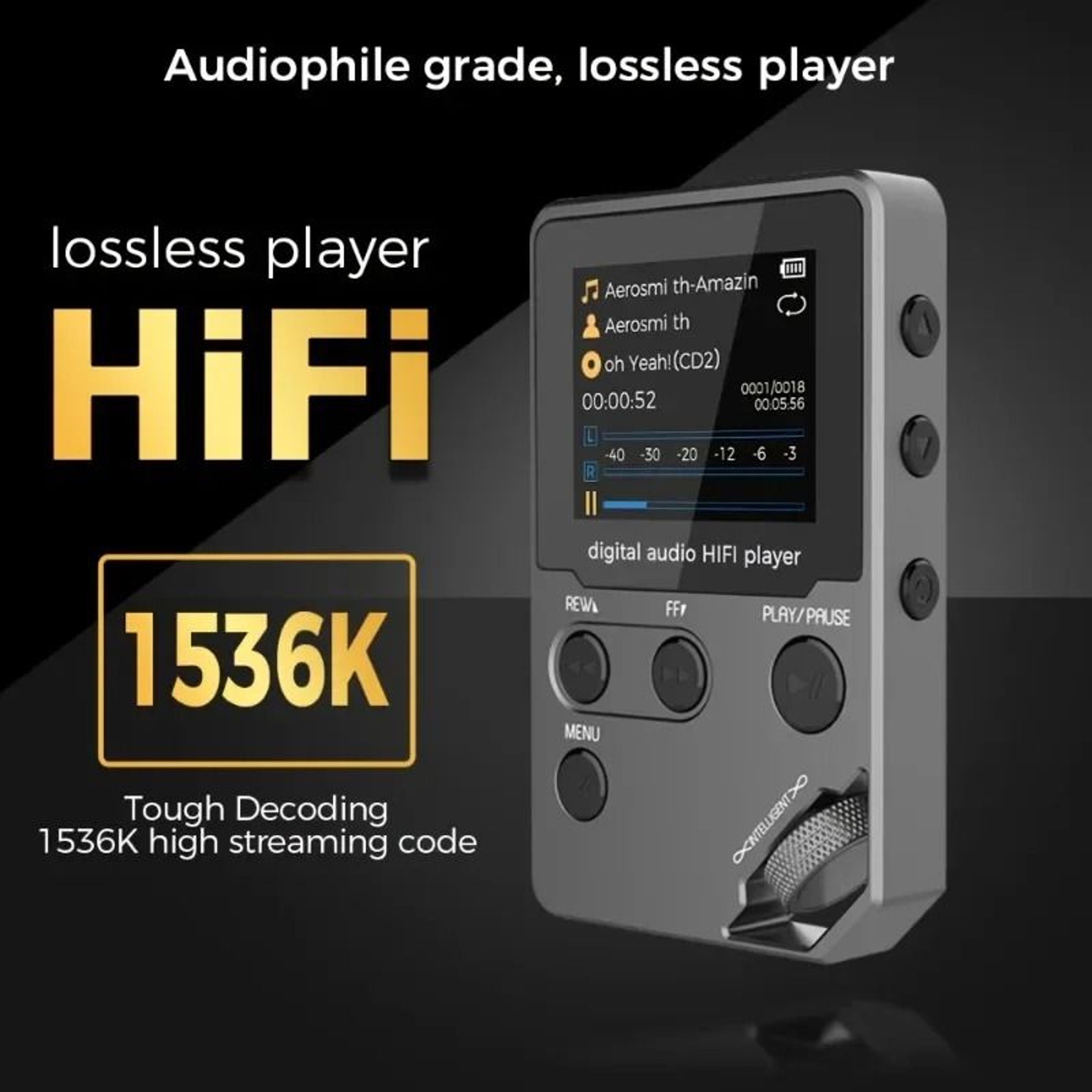 Bluetooth MP3 Music Player With Rotary Control And FM Radio 0