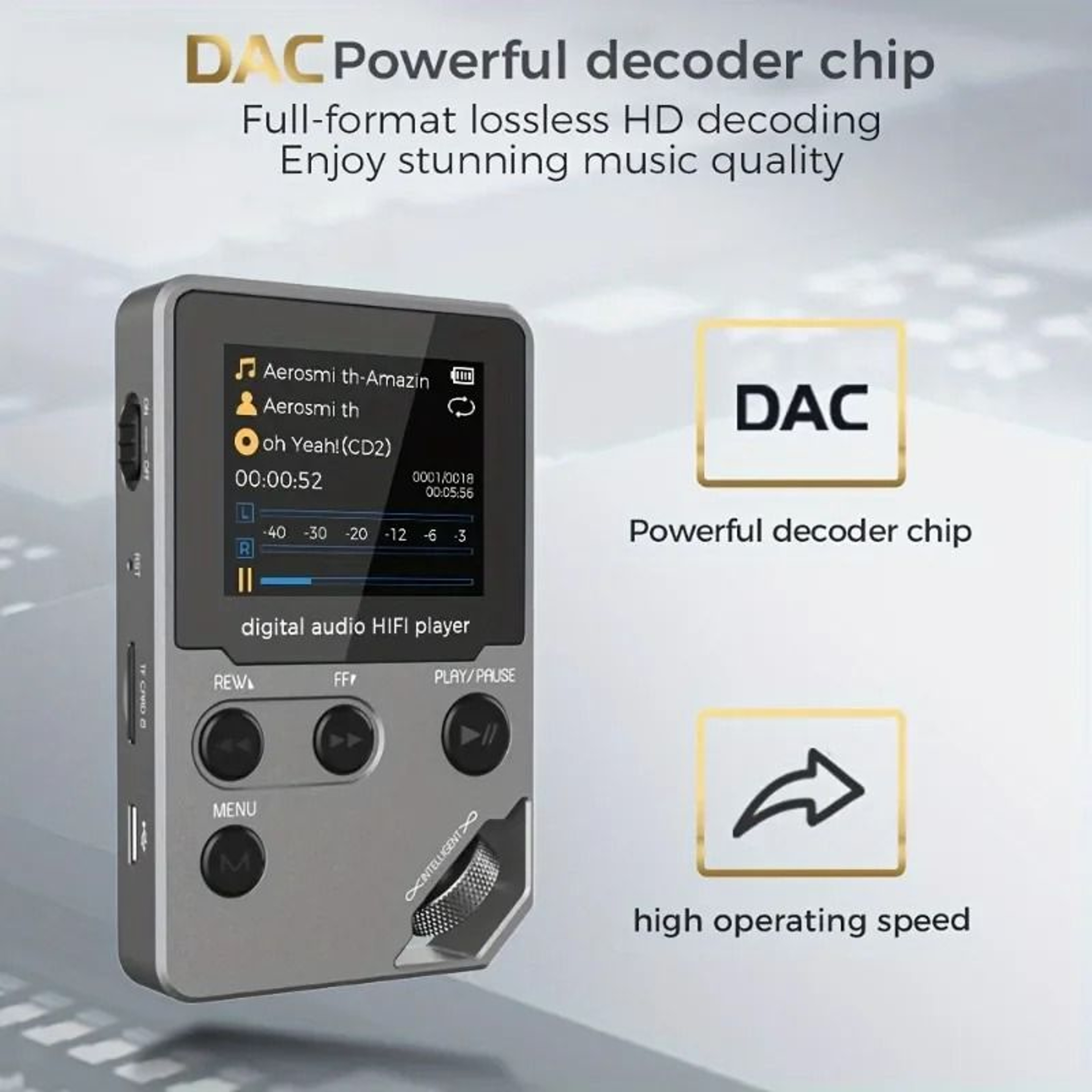 Bluetooth MP3 Music Player With Rotary Control And FM Radio 4
