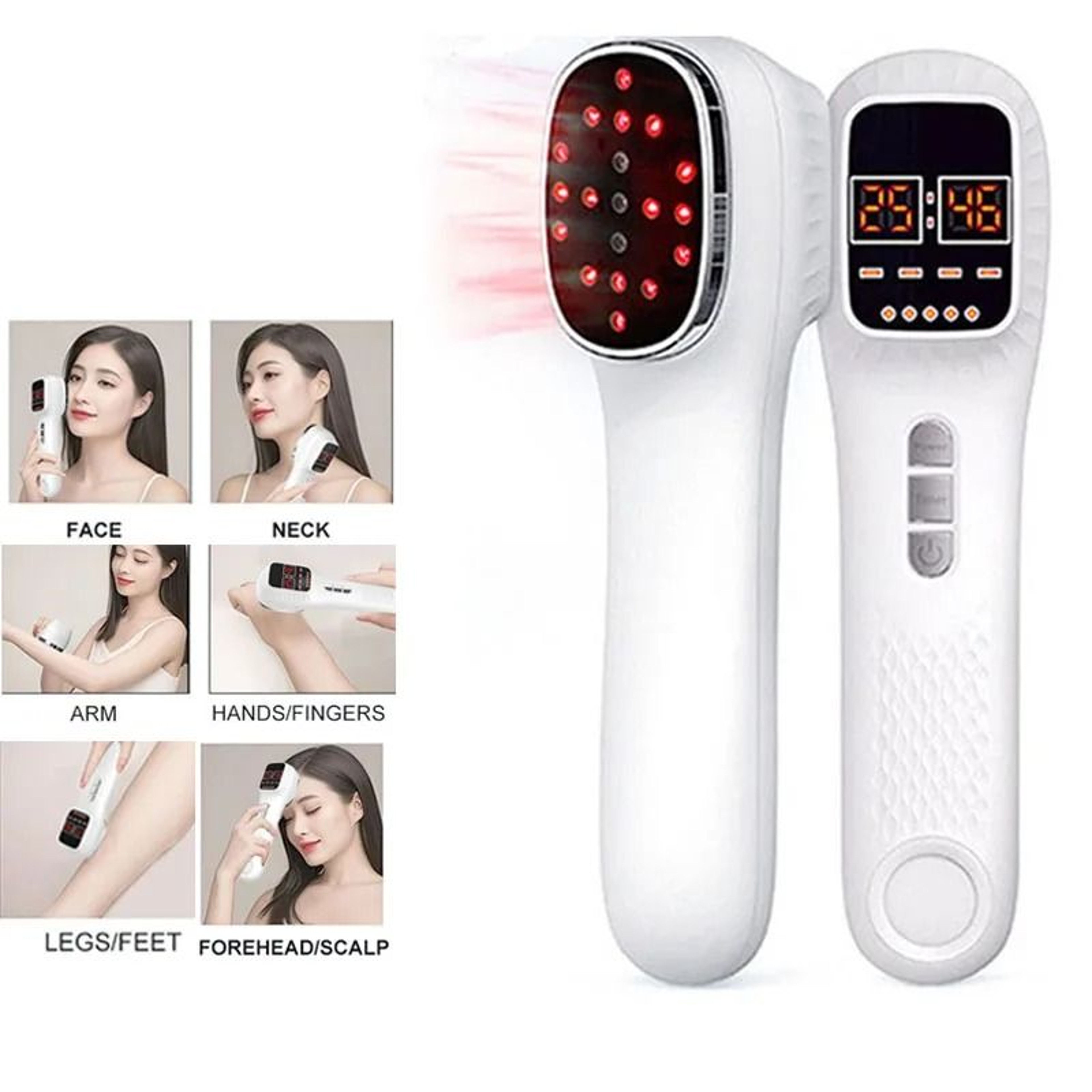 Red Light Therapy Facial Massager For AntiAging And Skin Tightening 2