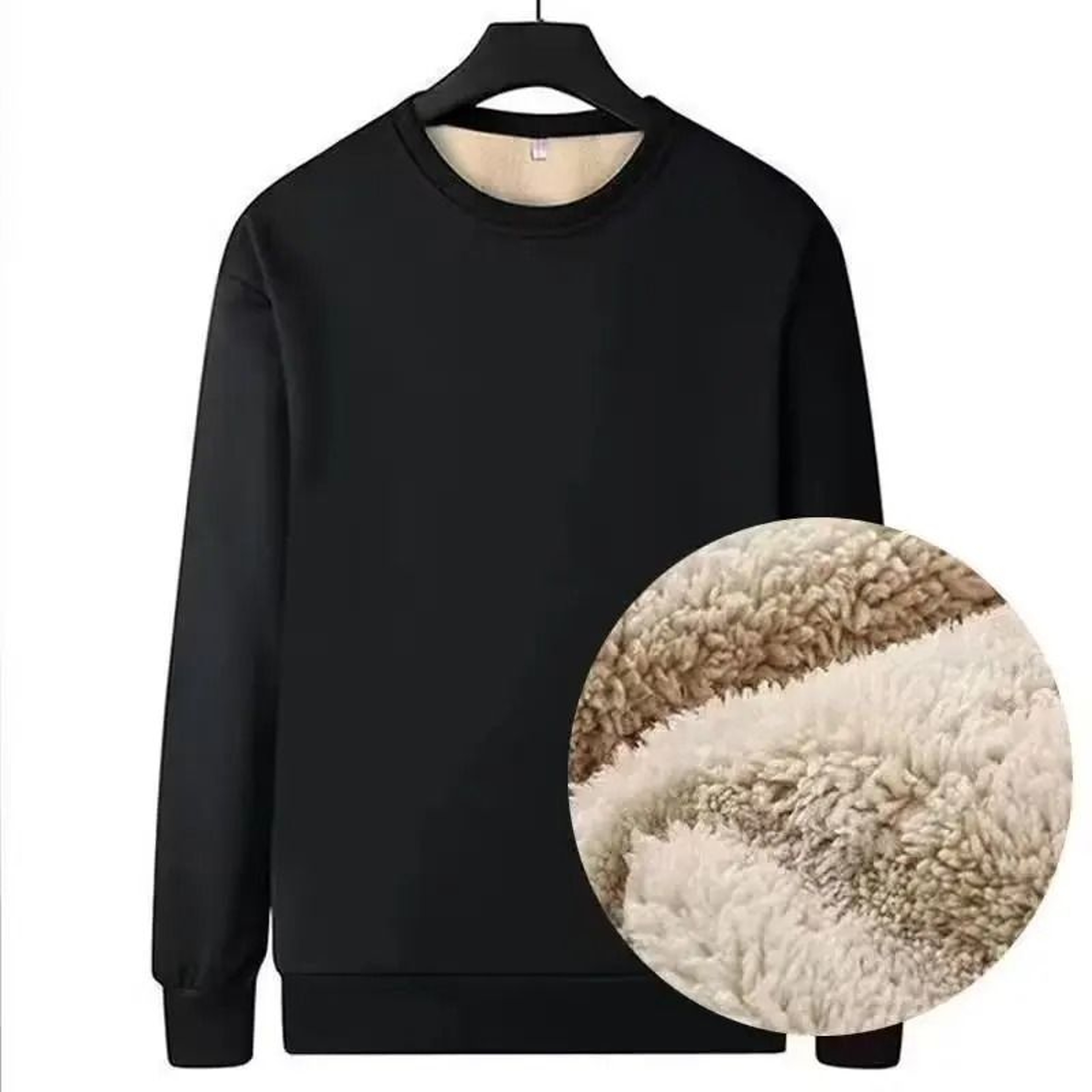 Winter Fleece Lined Mens Thermal Sweatshirt 7