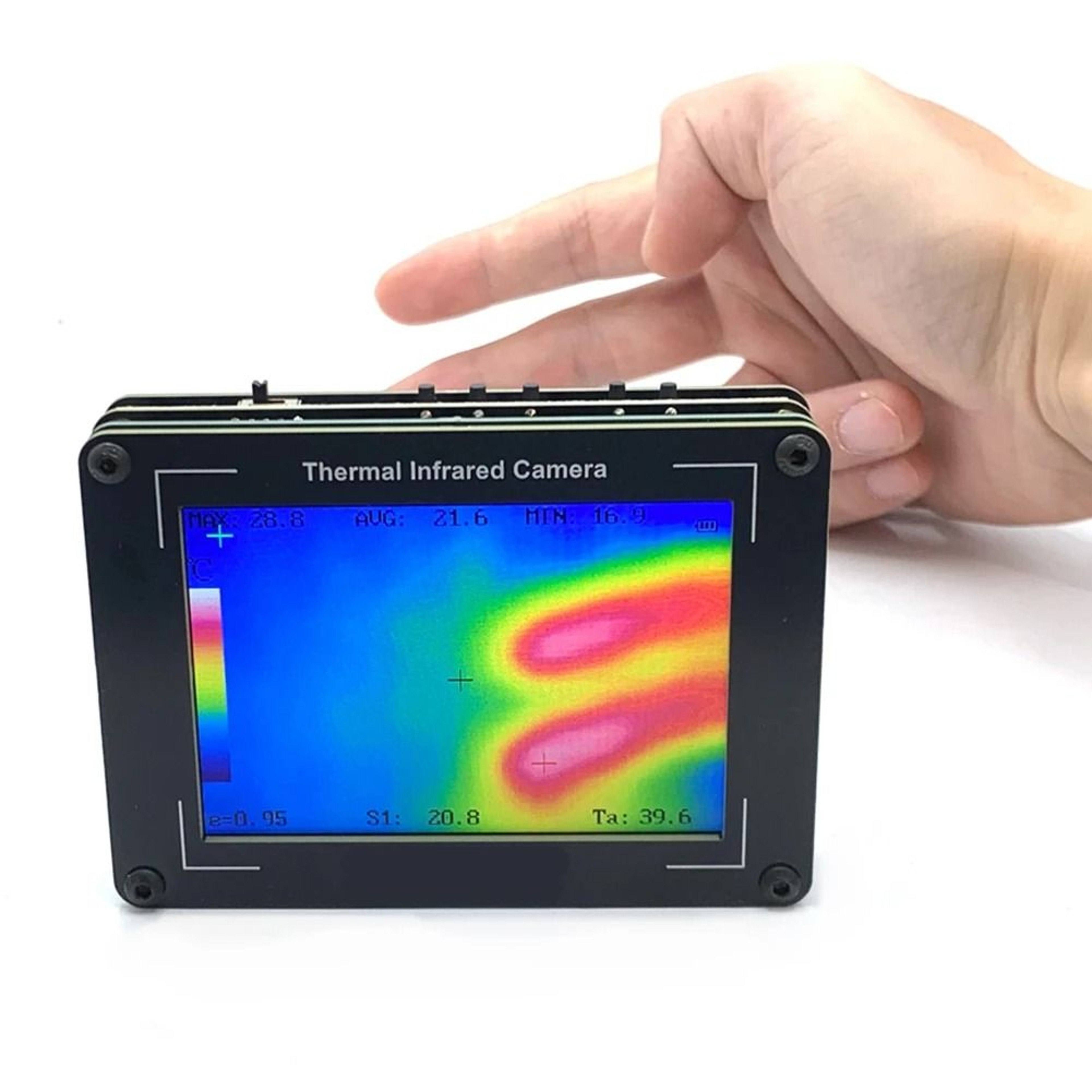 Thermal Infrared Camera With 35 Inch Display For Inspection And Diagnostics 0