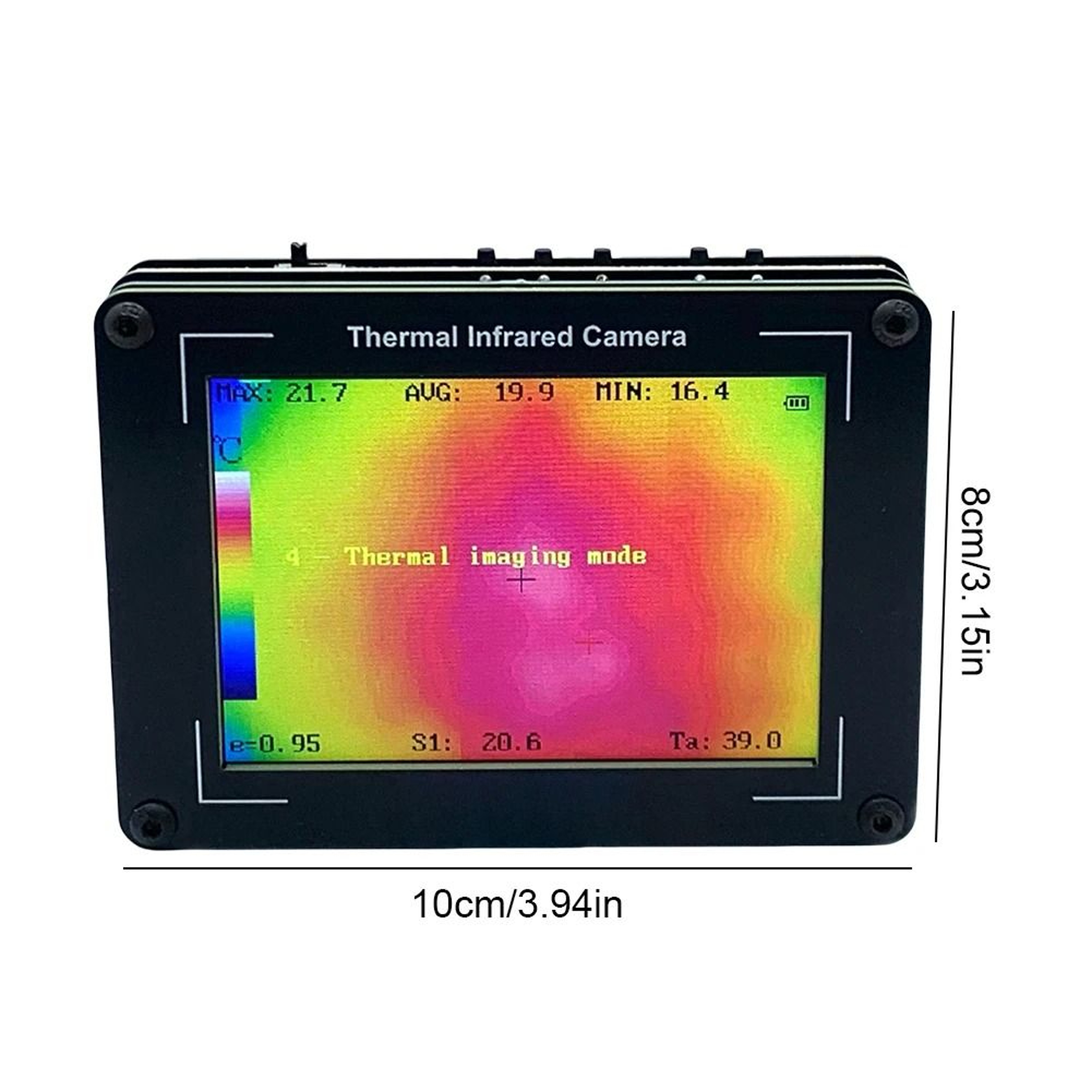 Thermal Infrared Camera With 35 Inch Display For Inspection And Diagnostics 7