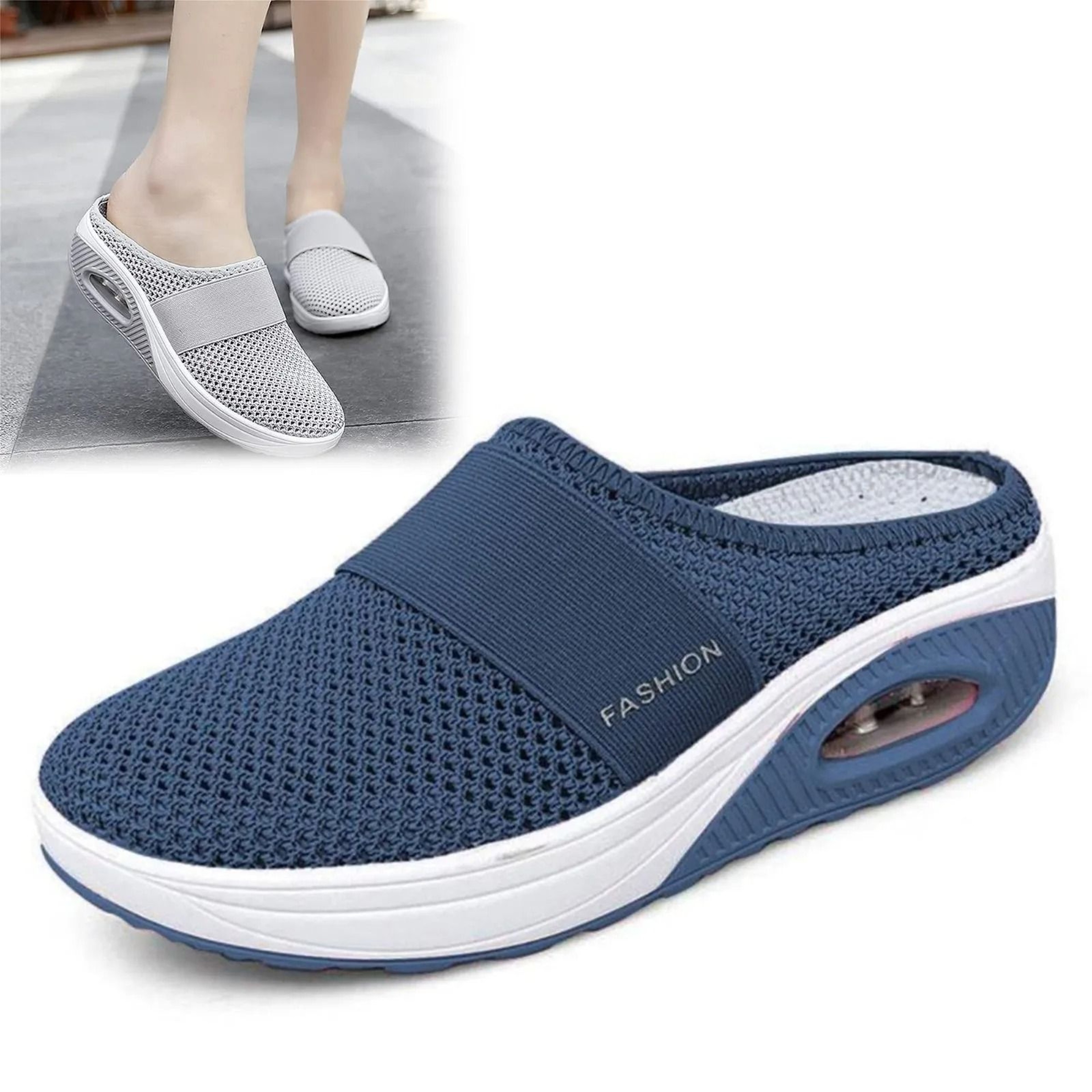 Slip On Walking Sandals With Arch Support And Mesh Comfort 13