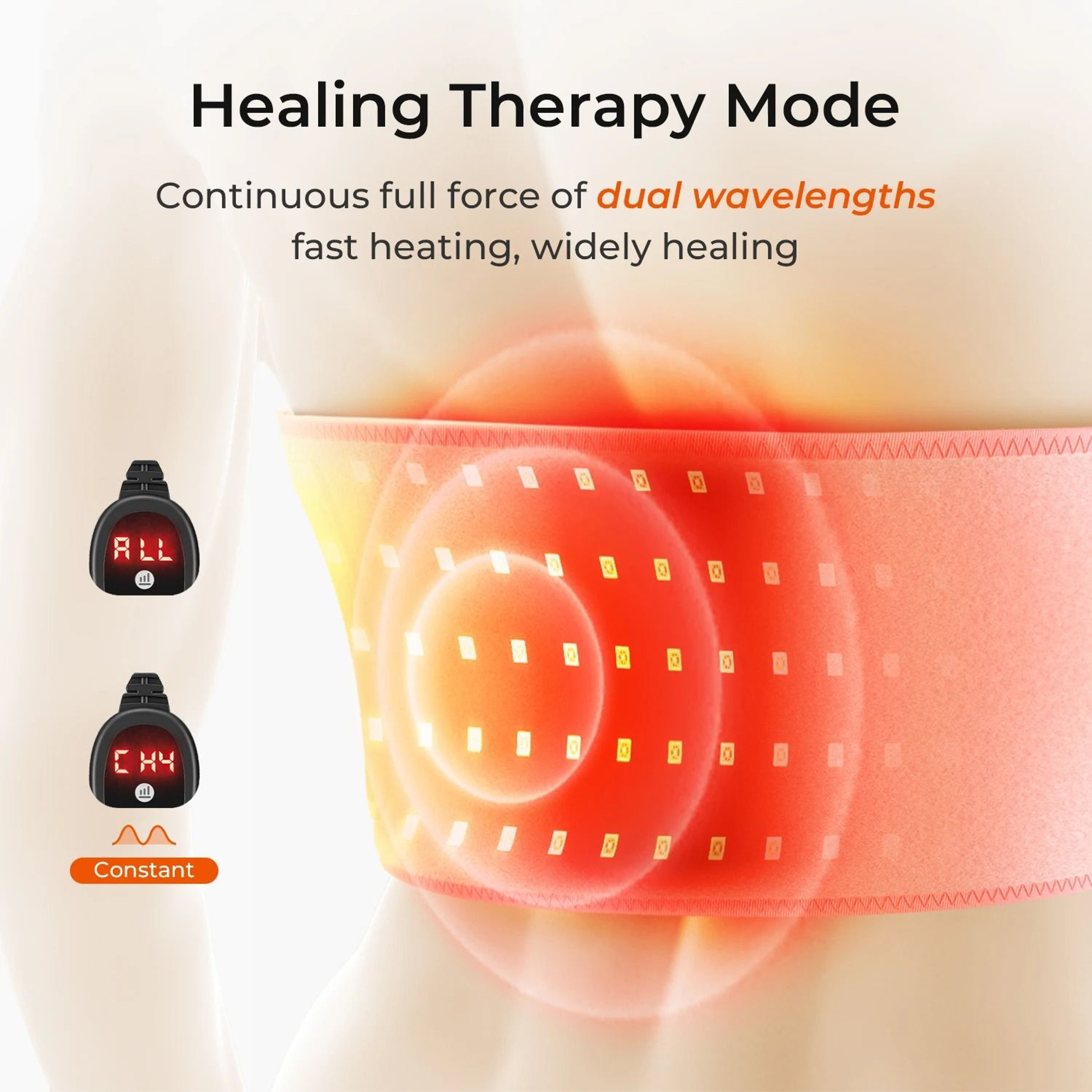 Red Light Therapy Belt With 100 LEDs For Fat Loss And Pain Relief 2