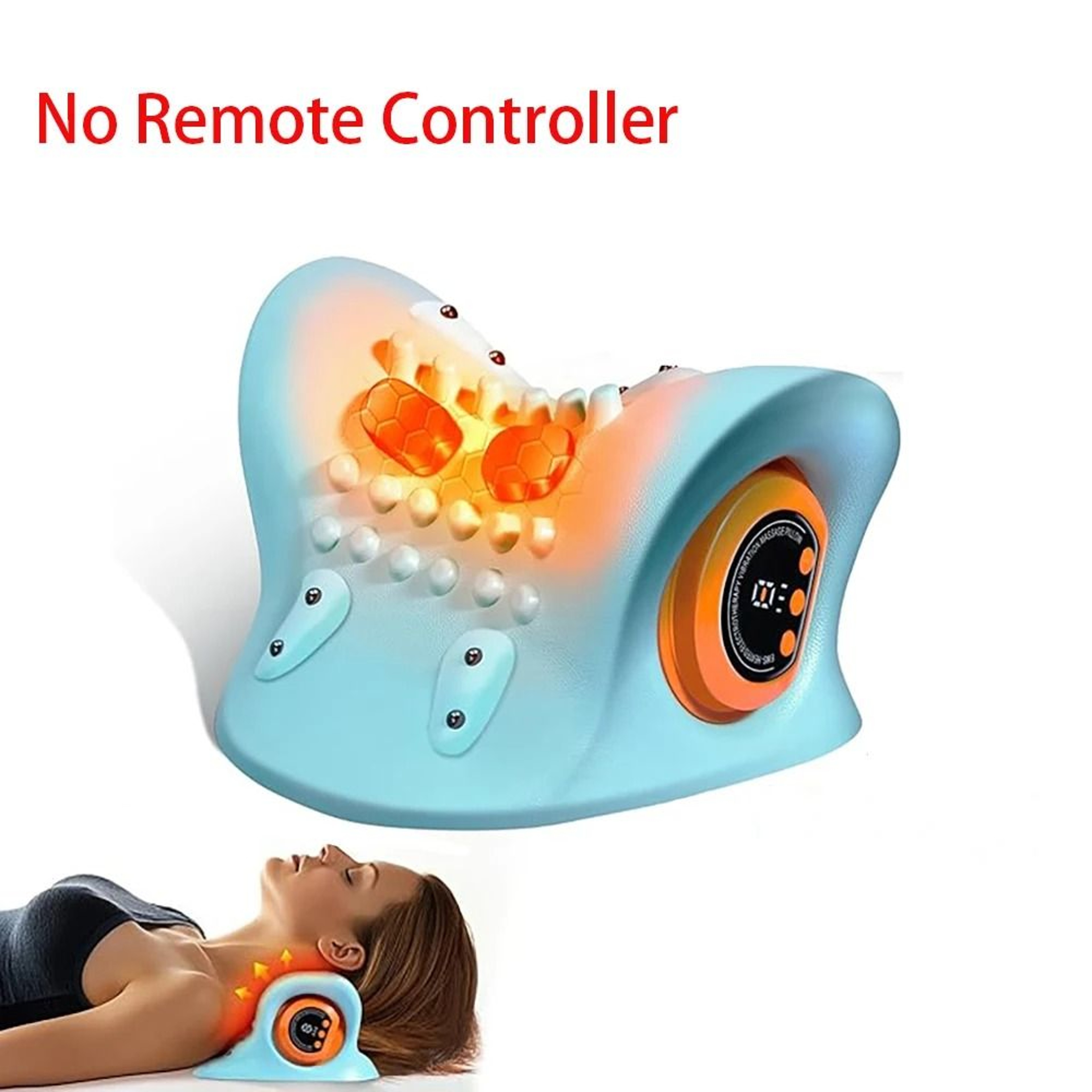 Portable EMS Neck Massager With Heat And Cervical Spine Support 7
