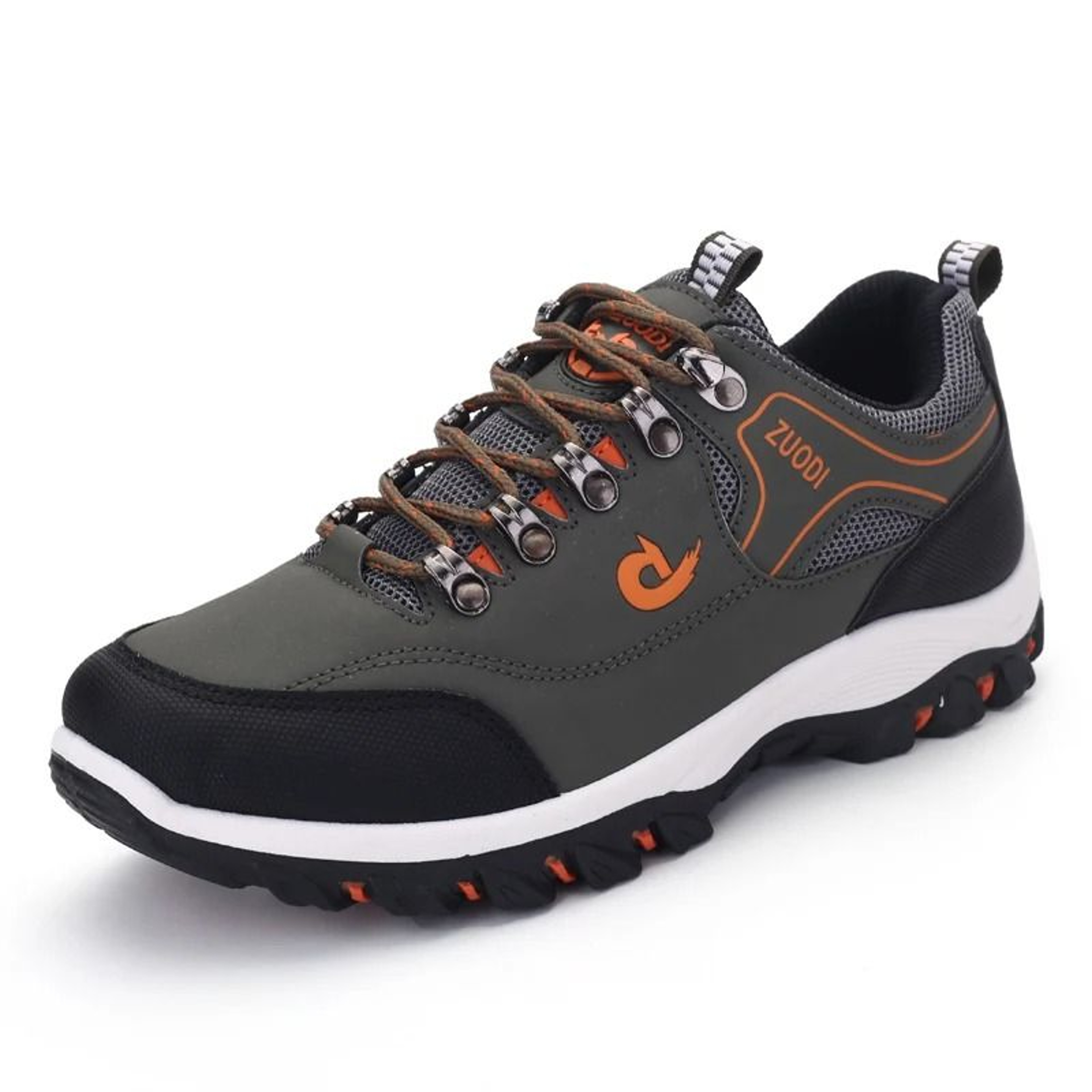Mens Leather Walking Sneakers Lightweight Casual Comfort Shoes 8