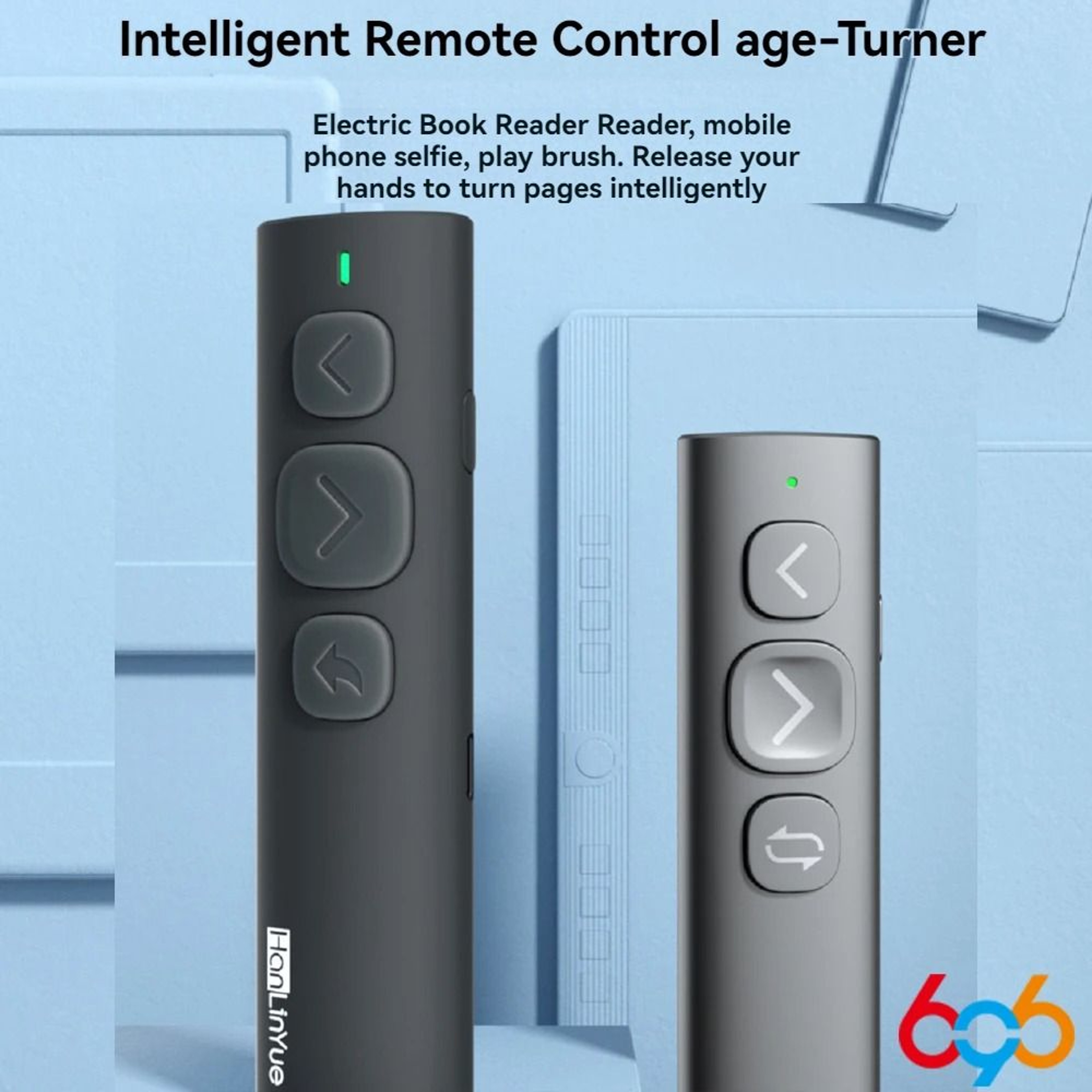 Bluetooth Page Turner Remote For Ebooks And Video Scrolling 0