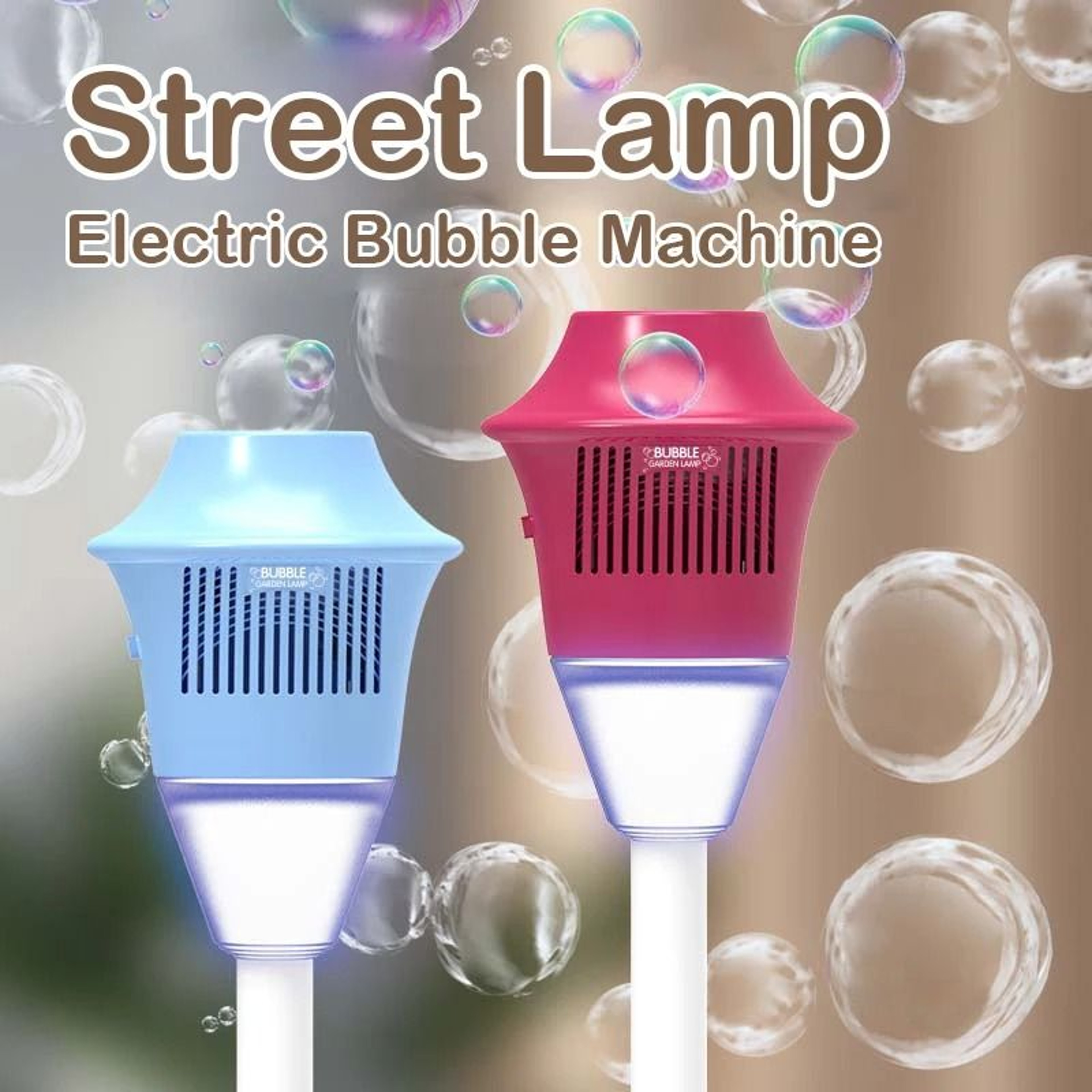 Street Light Bubble Machine With LED Lights For Parties And Outdoor Fun 1