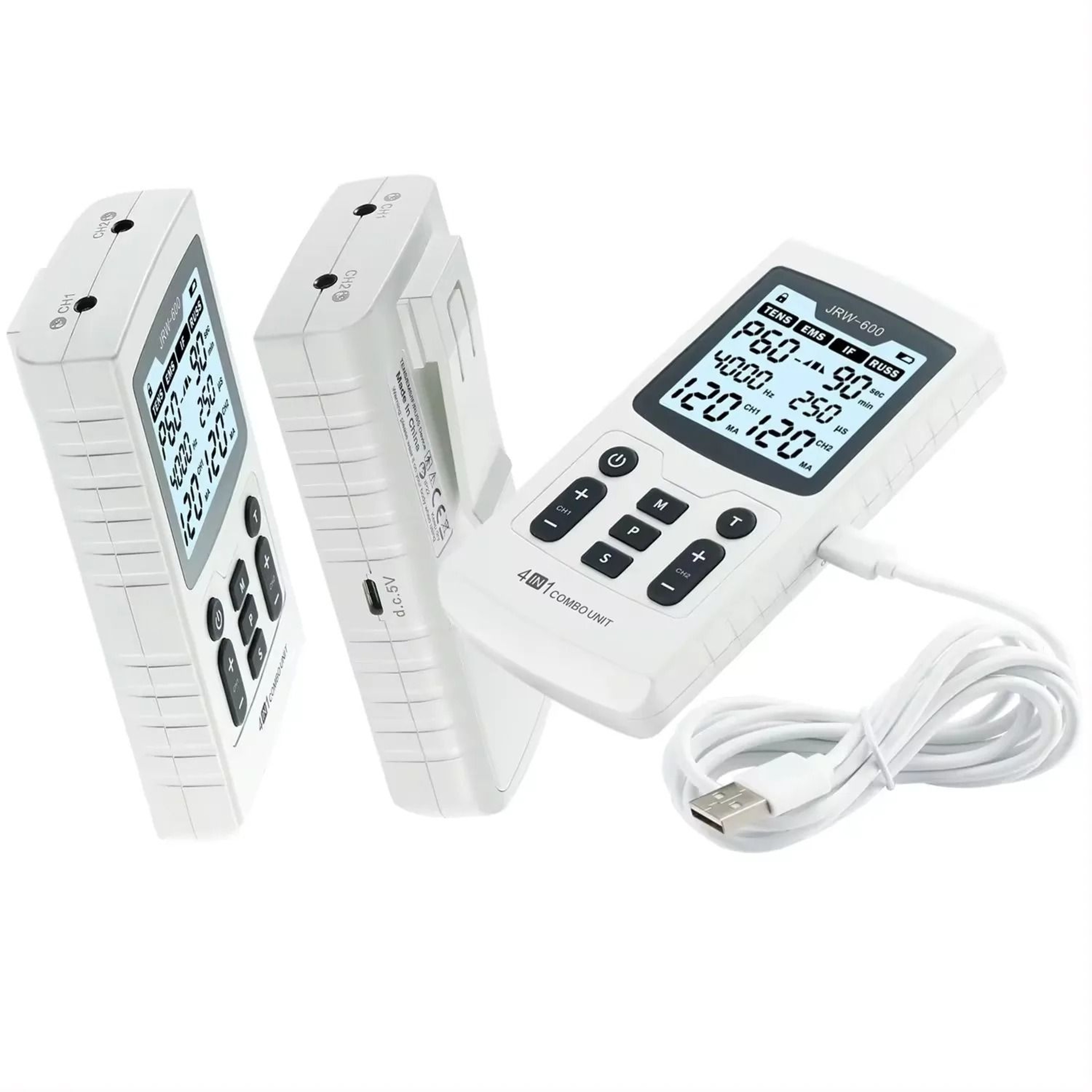 4 In 1 Electric Muscle Stimulator With EMS TENS IFT And RUSS Pulse Therapy 2