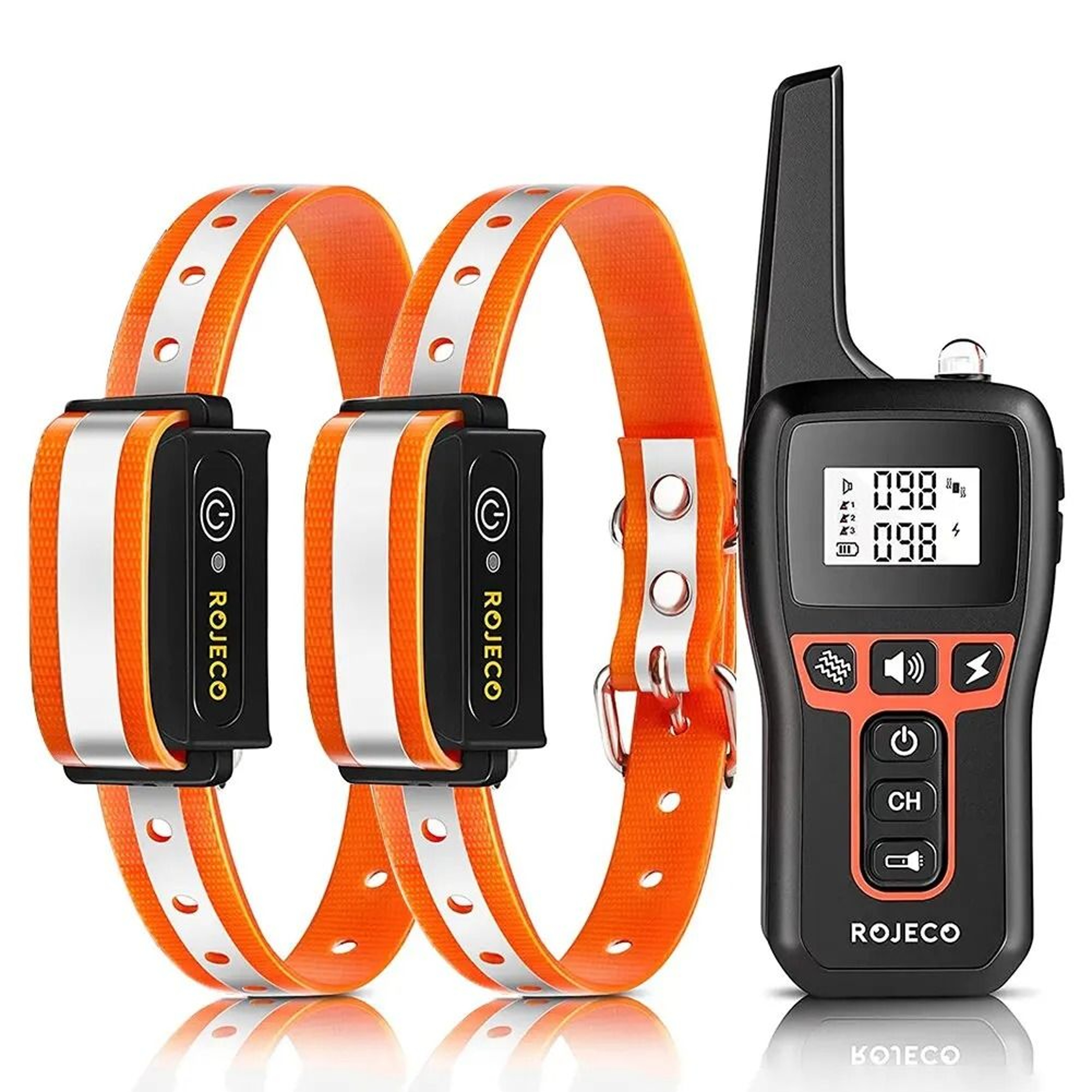 Rechargeable Remote Dog Training Collar With 1000m Range And Bark Control 9