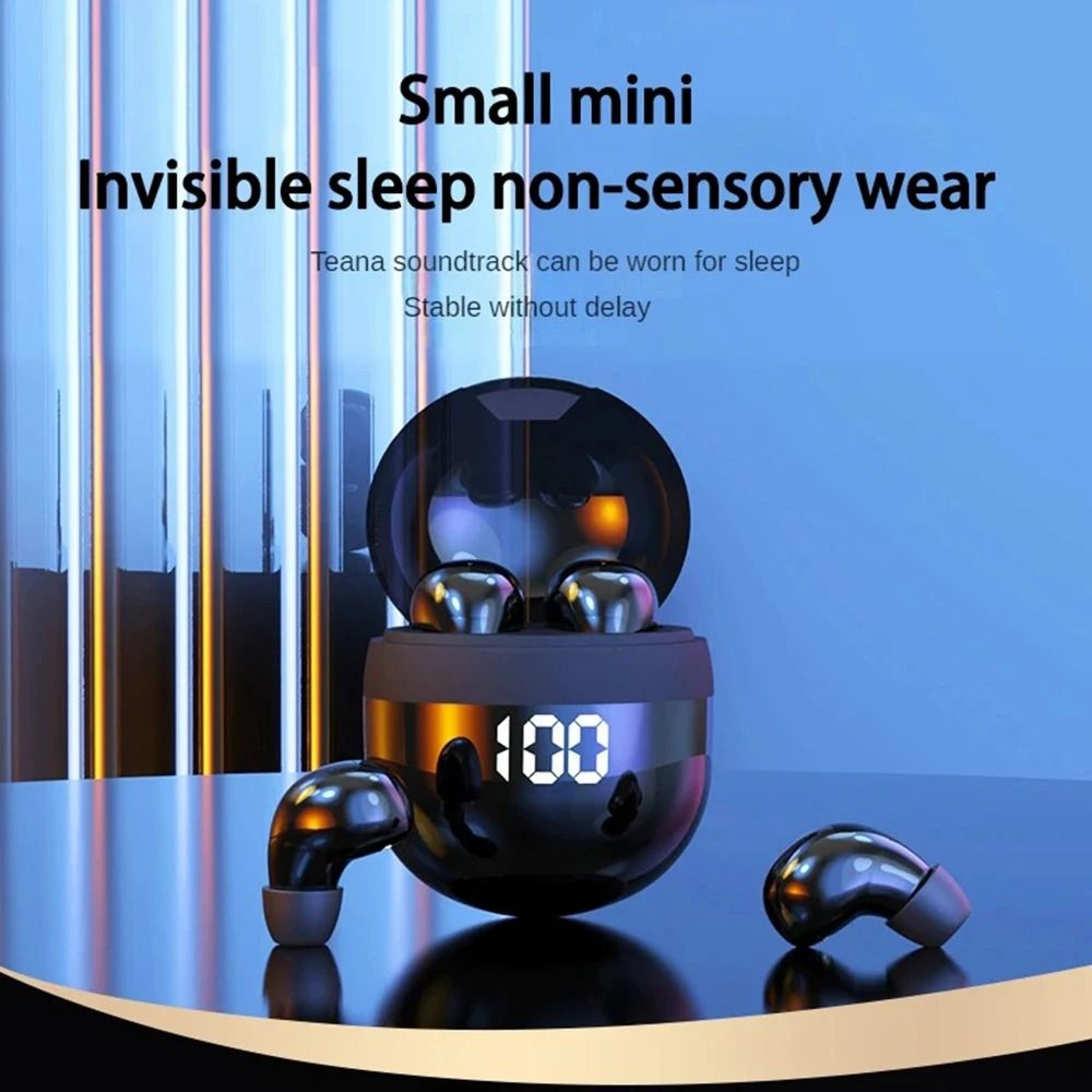 Mini Invisible Bluetooth Headphones With Microphone And Noise Cancellation 4
