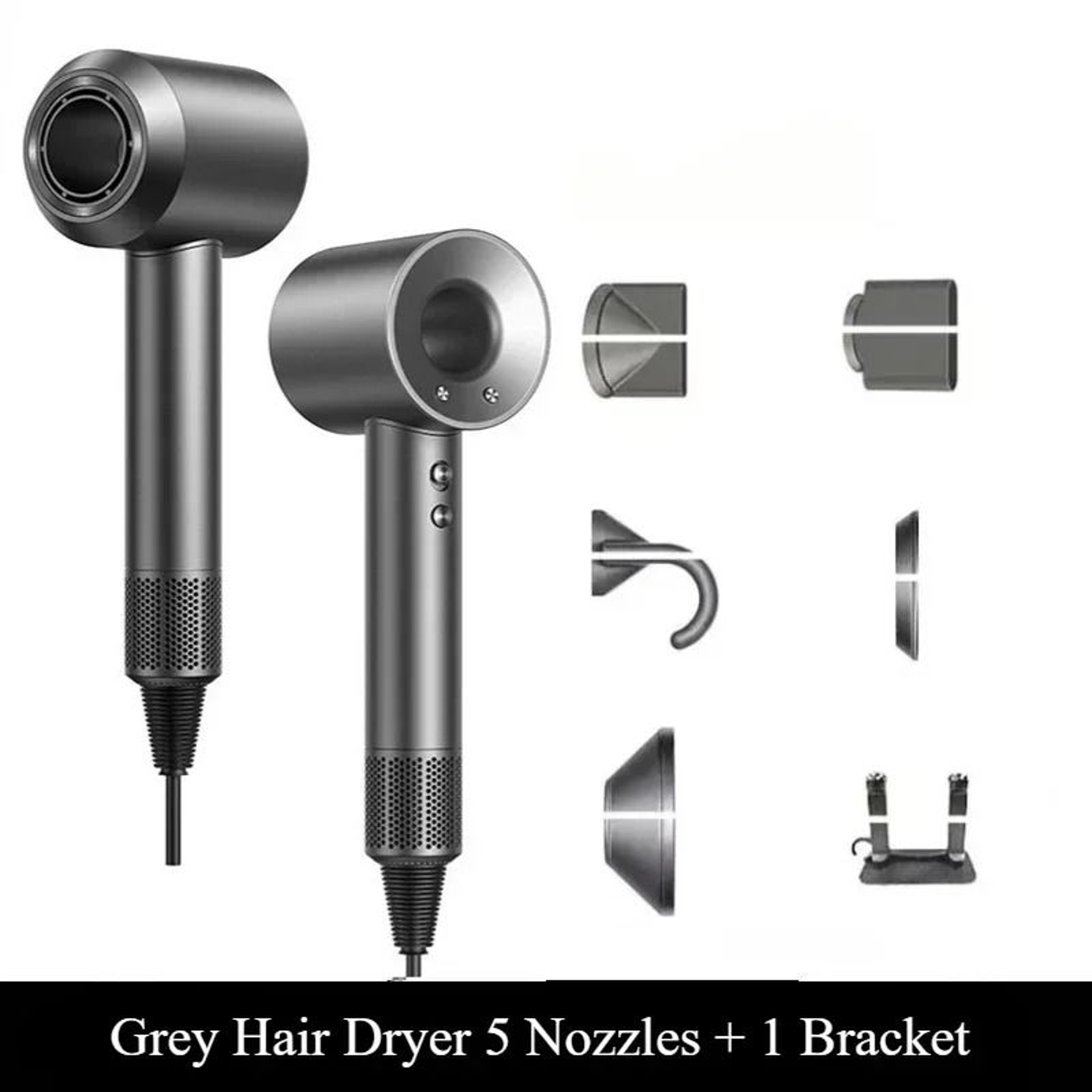 Professional 5 In 1 Hair Dryer With Hot And Cold Air And Thermostatic Styling 9