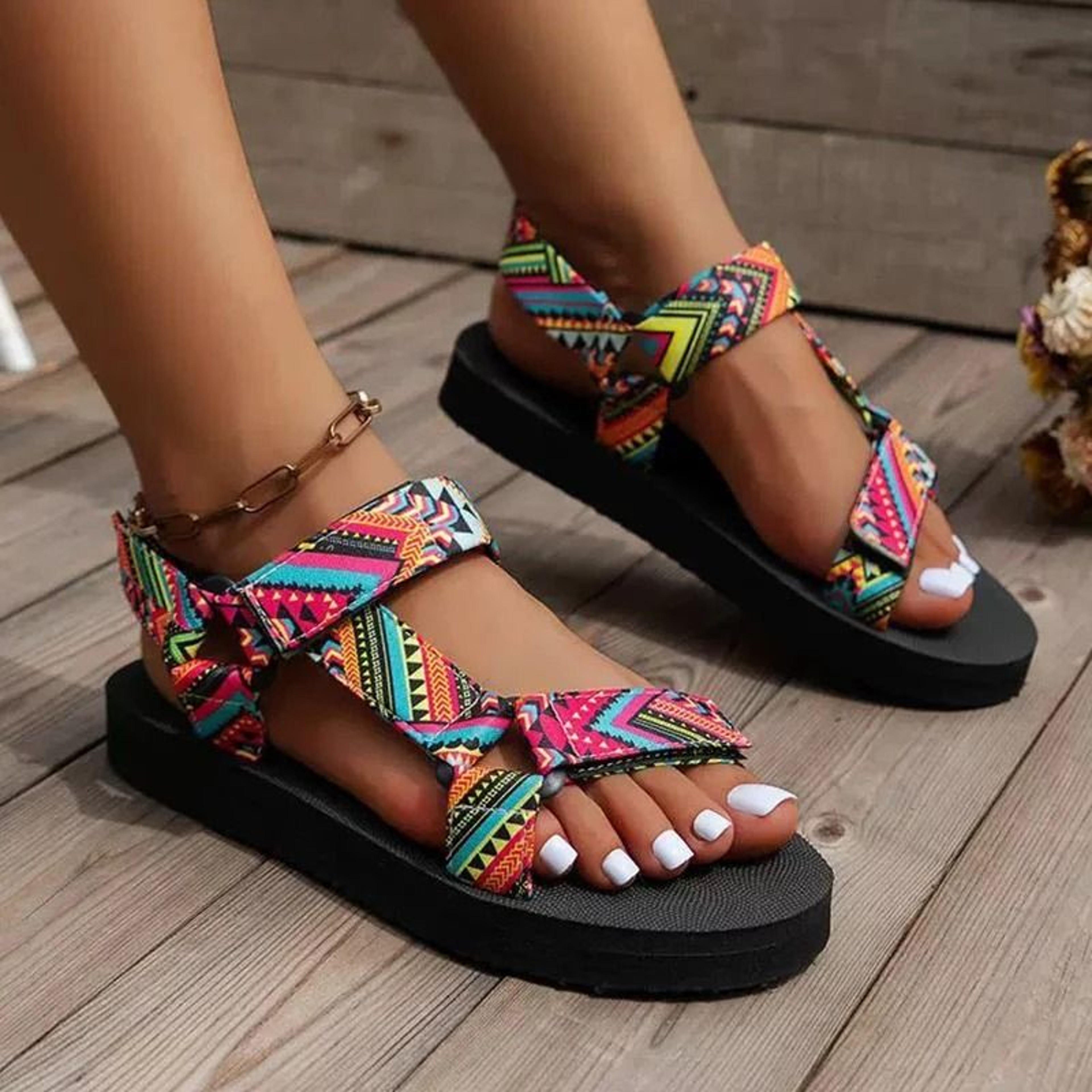 Womens Flat Hemp Rope Sandals For Summer Beach And Casual Wear 2