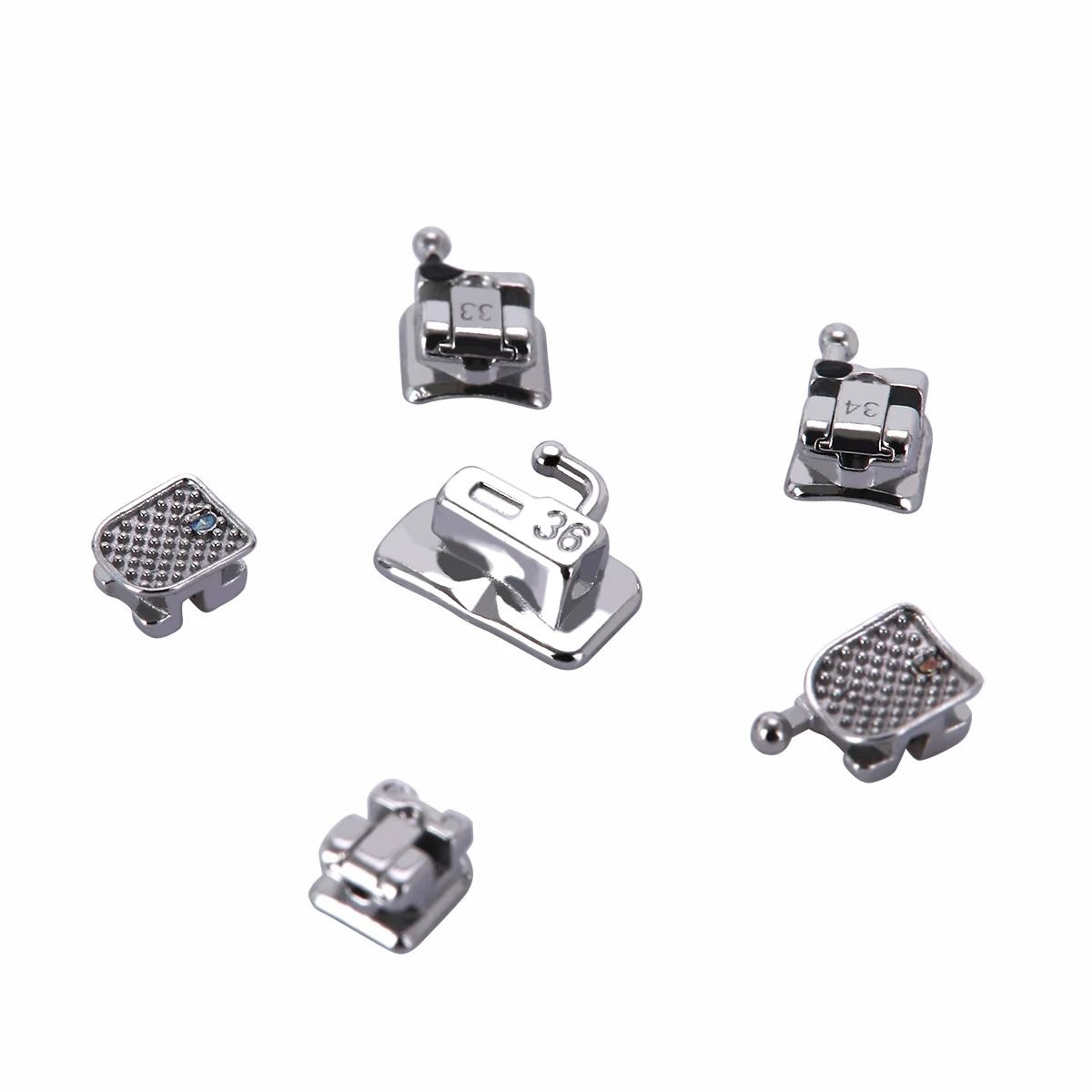 5 Box Self Ligating Orthodontic Brackets With Buccal Tubes And Hooks 2