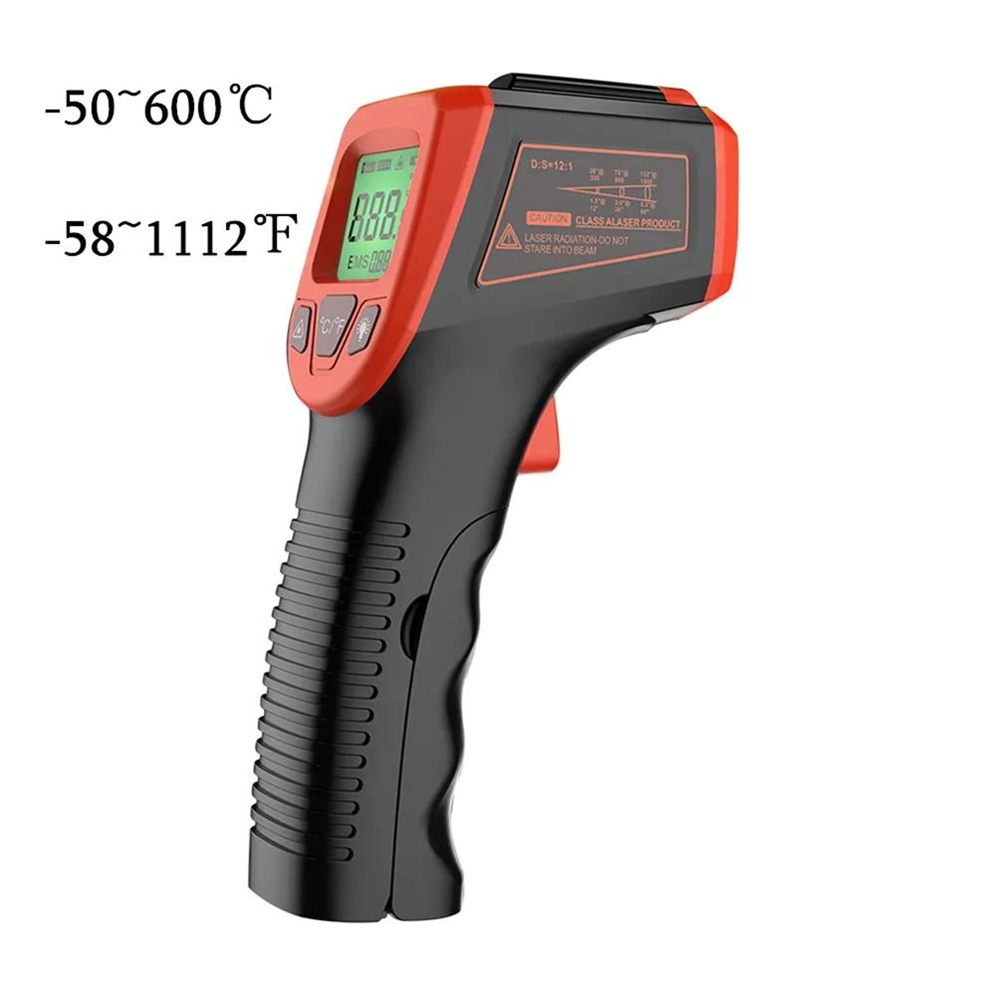 Digital Infrared Thermometer Contactless Laser Temperature Tester 6