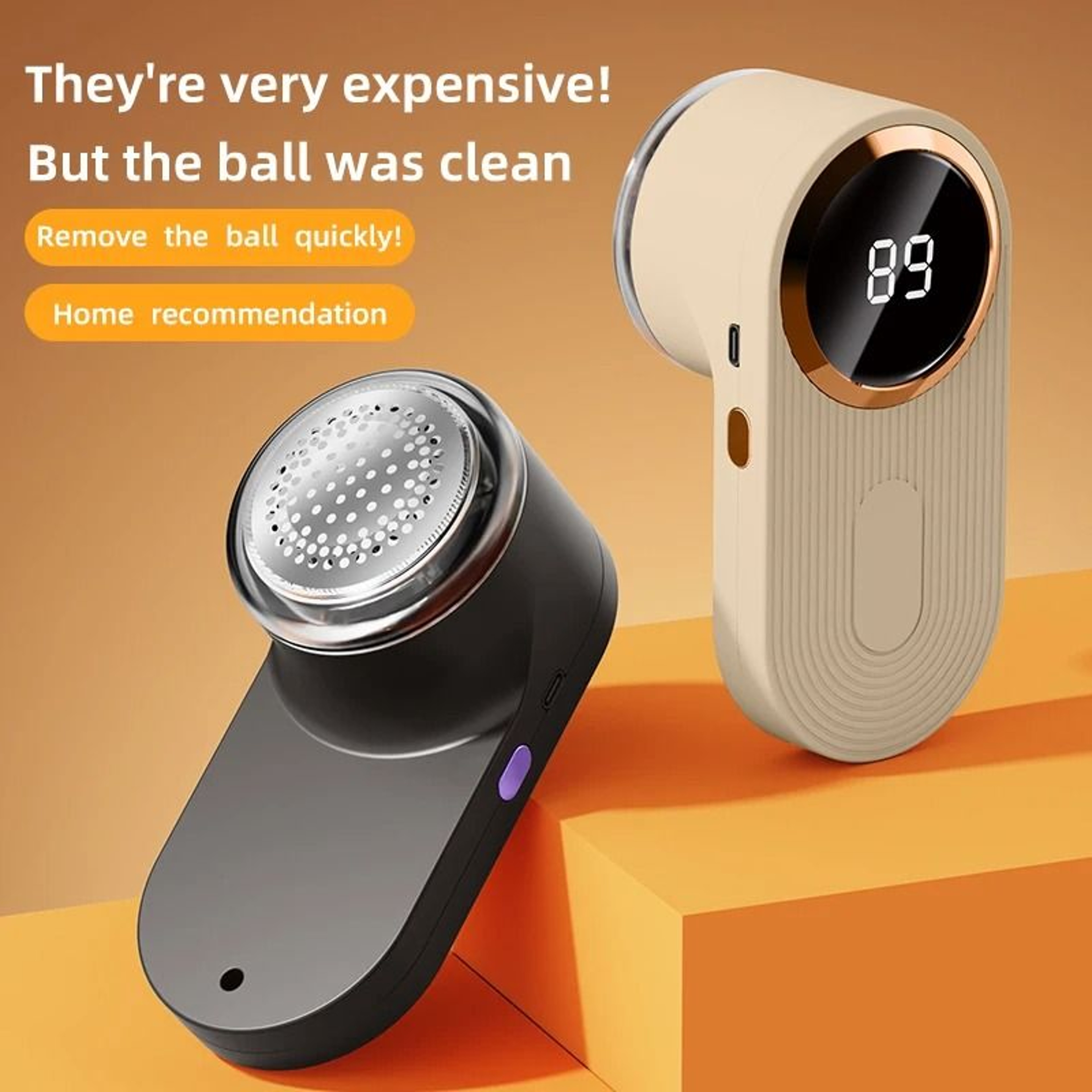 USB Rechargeable Fabric Shaver With LED Display 1