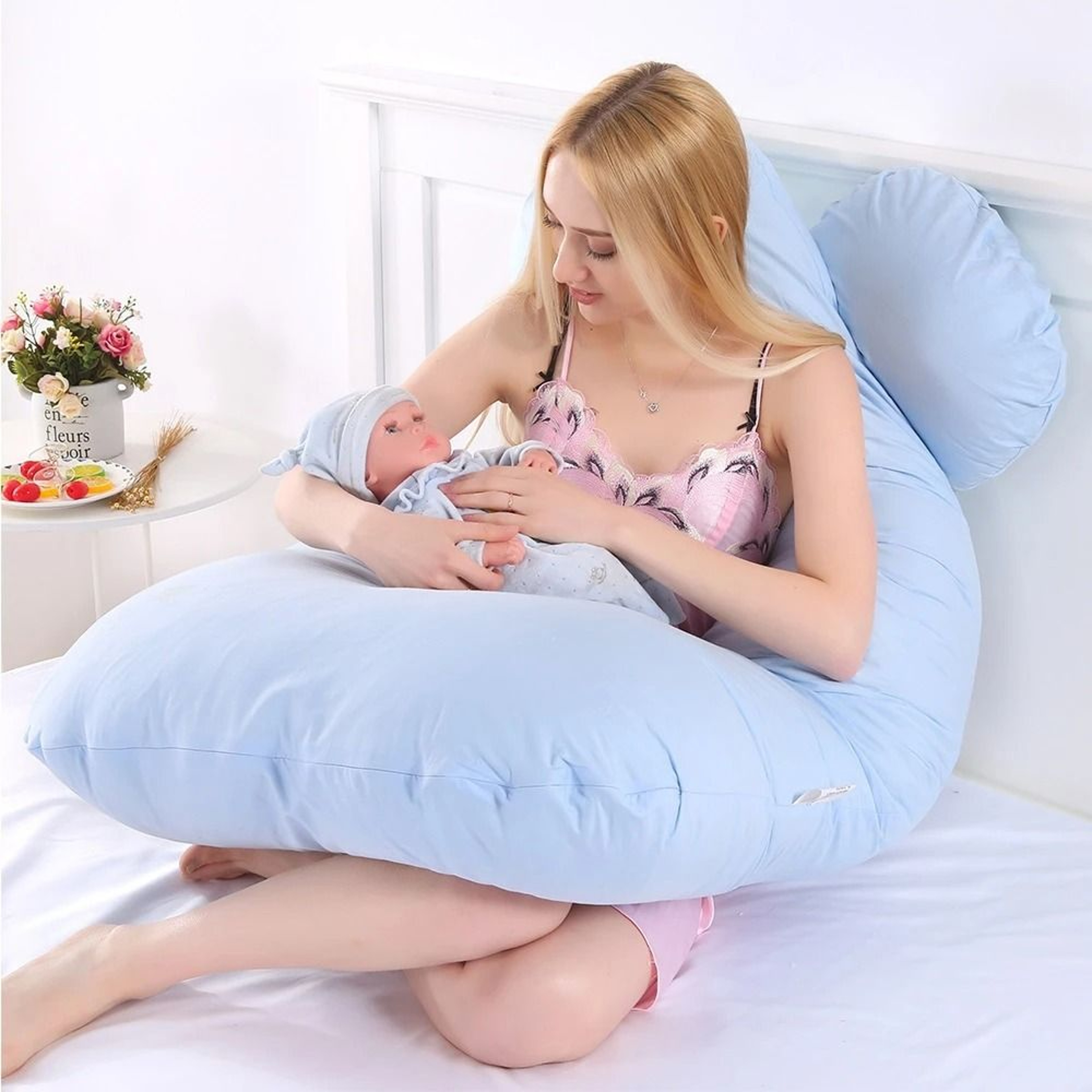 Full Body Support Pregnancy Pillow For Sleeping And Nursing 4