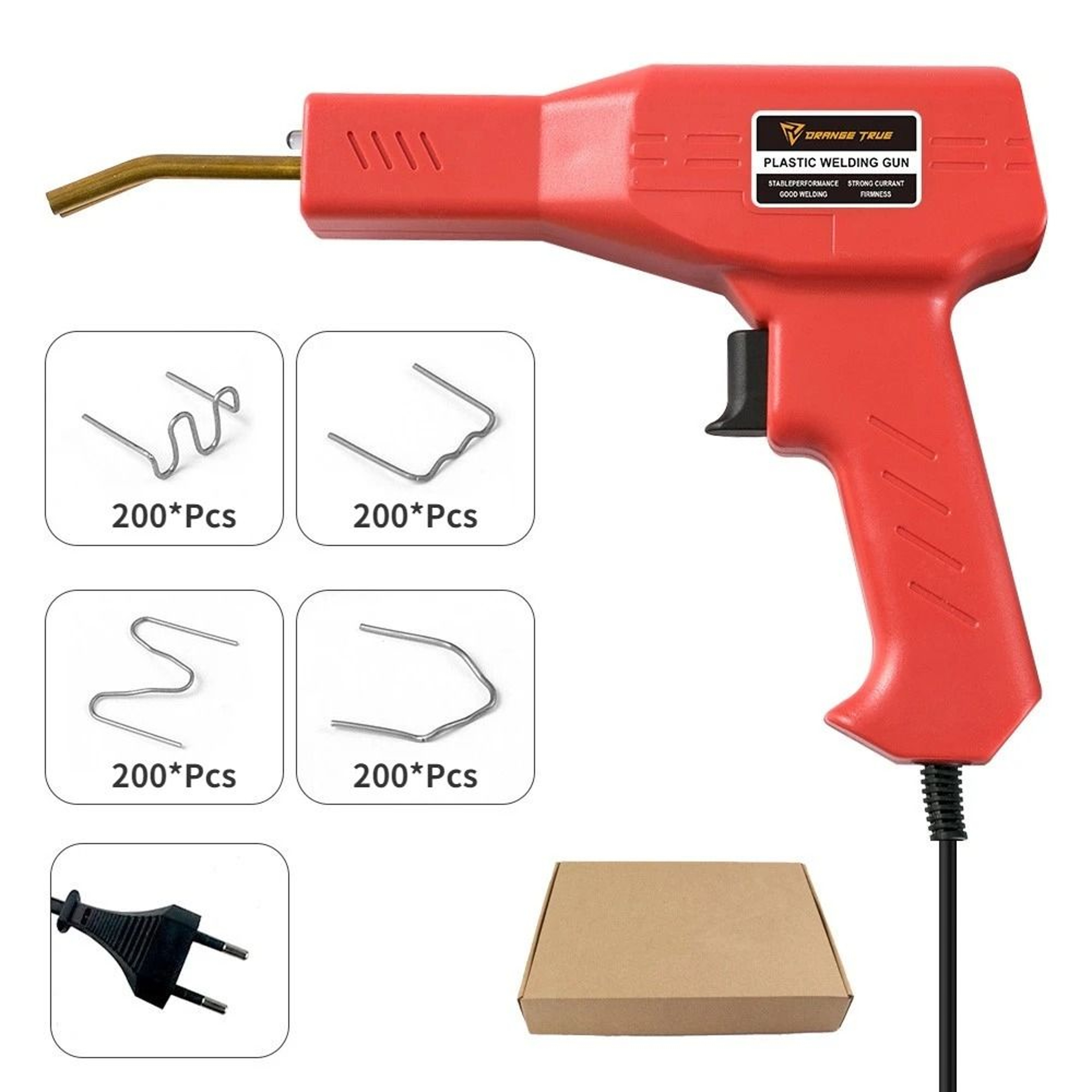 Hot Stapler Plastic Welding Kit  Car Bumper And Plastic Repair Gun With Staple Refills 10