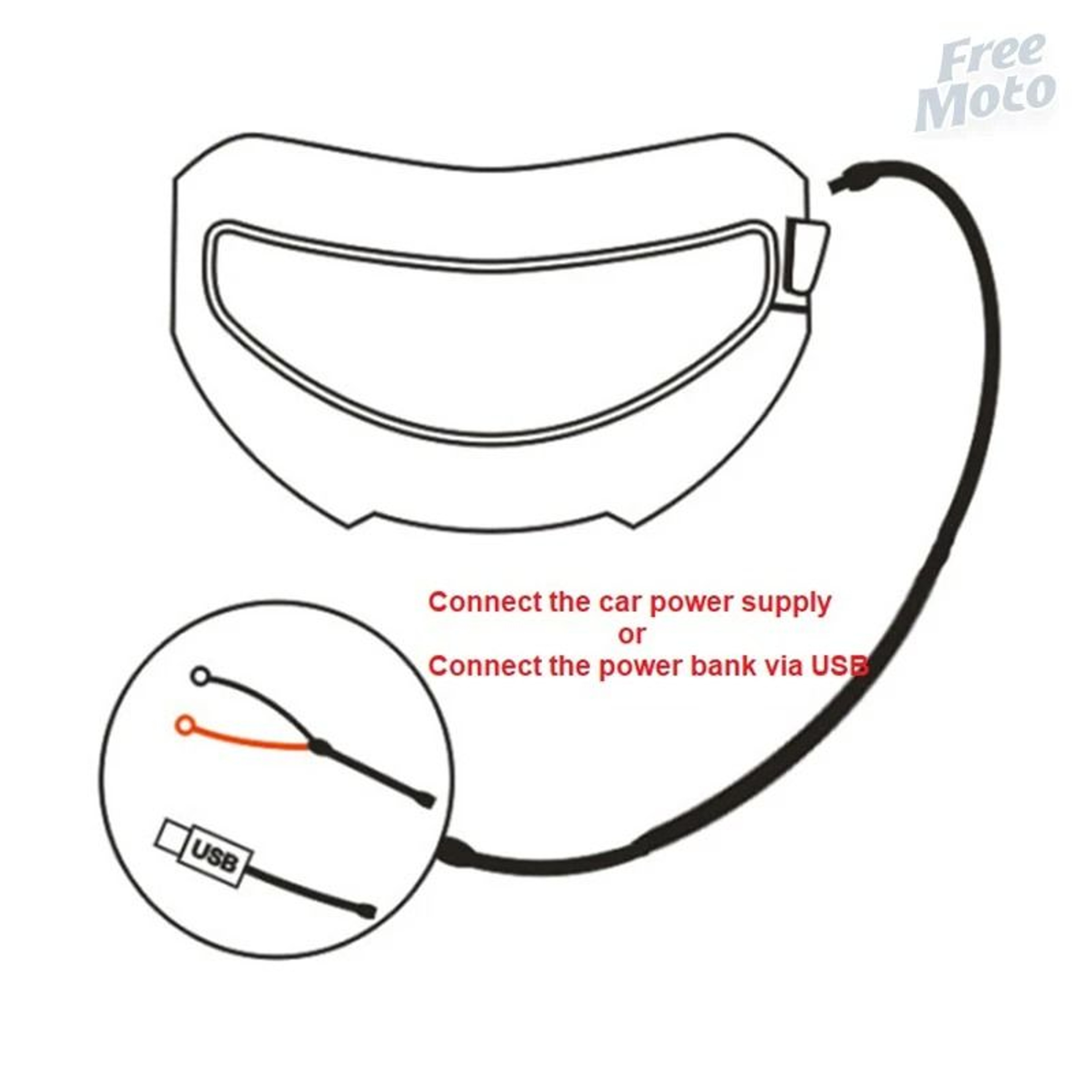 Motorcycle Heated AntiFog Helmet Visor Film With Optional Temperature Control 1