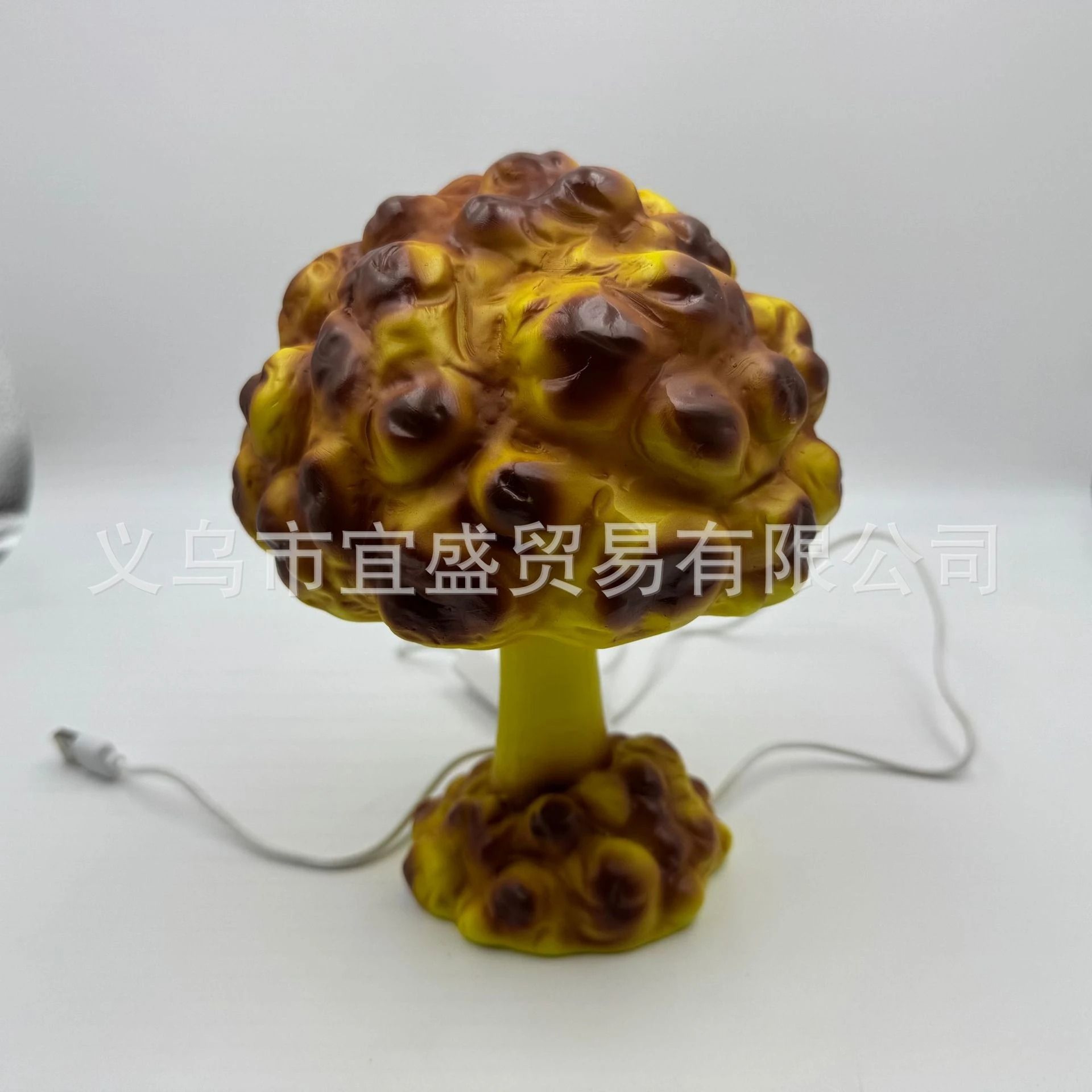 Atomic Mushroom Cloud Table Lamp Resin Decoration With USB Power 5