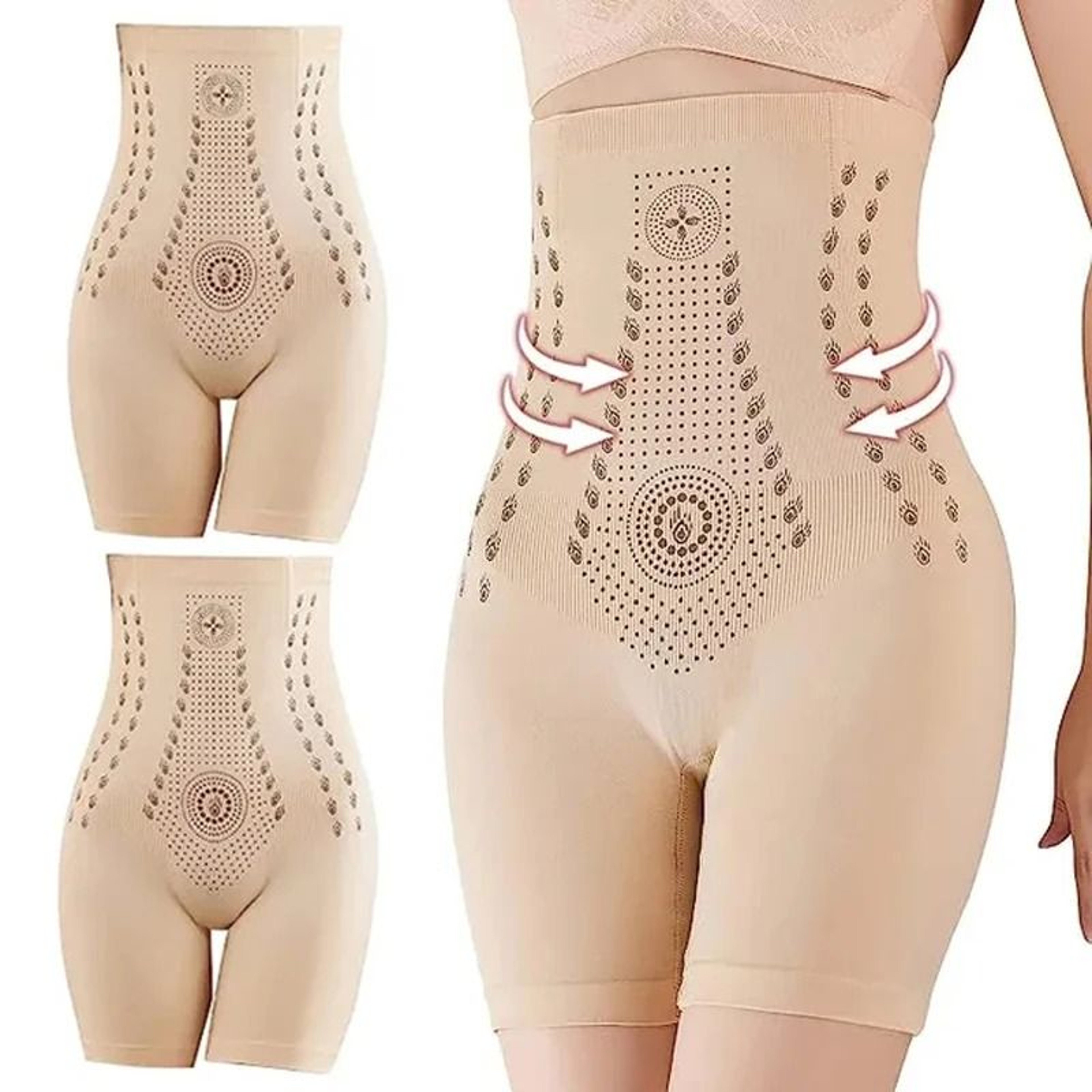 High Waist Shaper Panties Womens Tummy Control Body Shaper Shorts Breathable Tightening Corset 7
