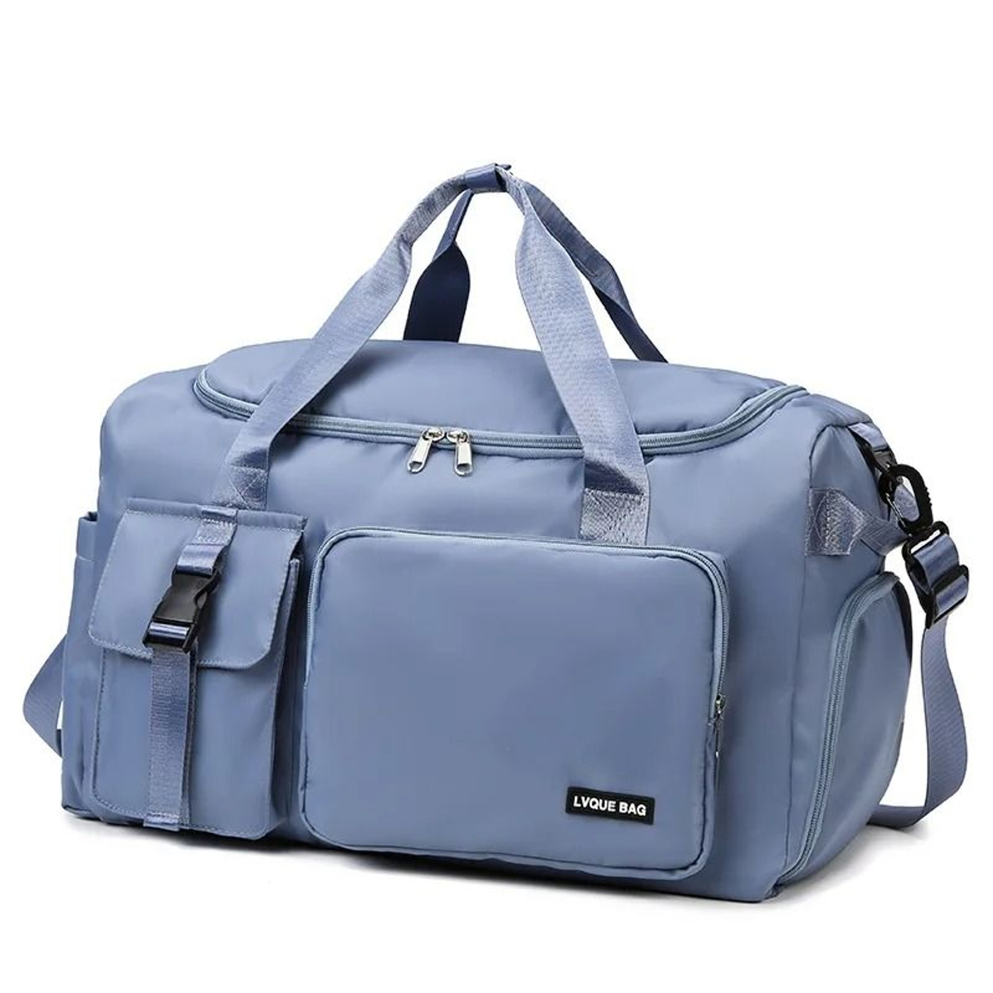Large Capacity Dry And Wet Separation Sports And Travel Bag With Shoe Compartment 7
