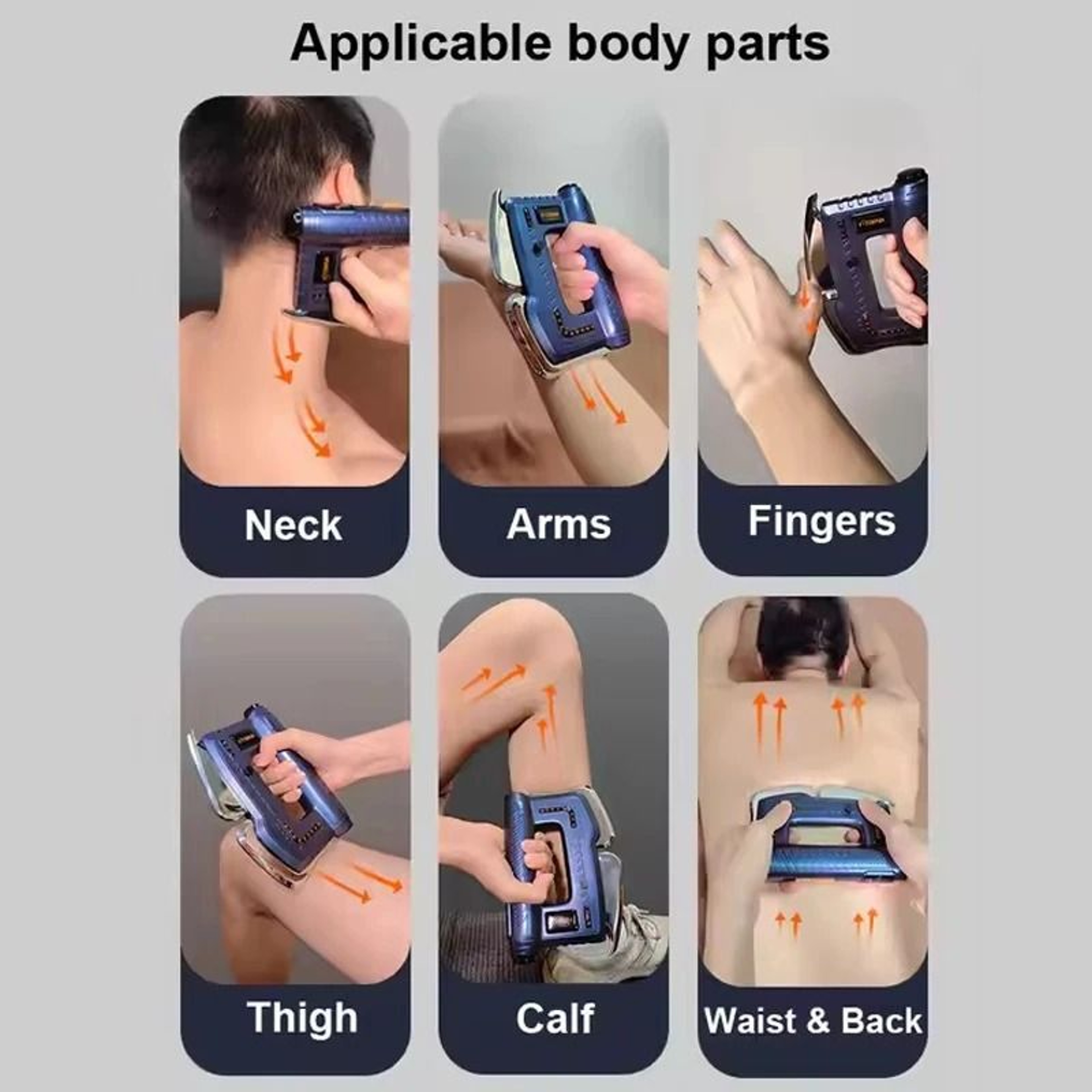 MultiFunction Heated Fascia Scraping Massager With EMS And Red Light Therapy 6