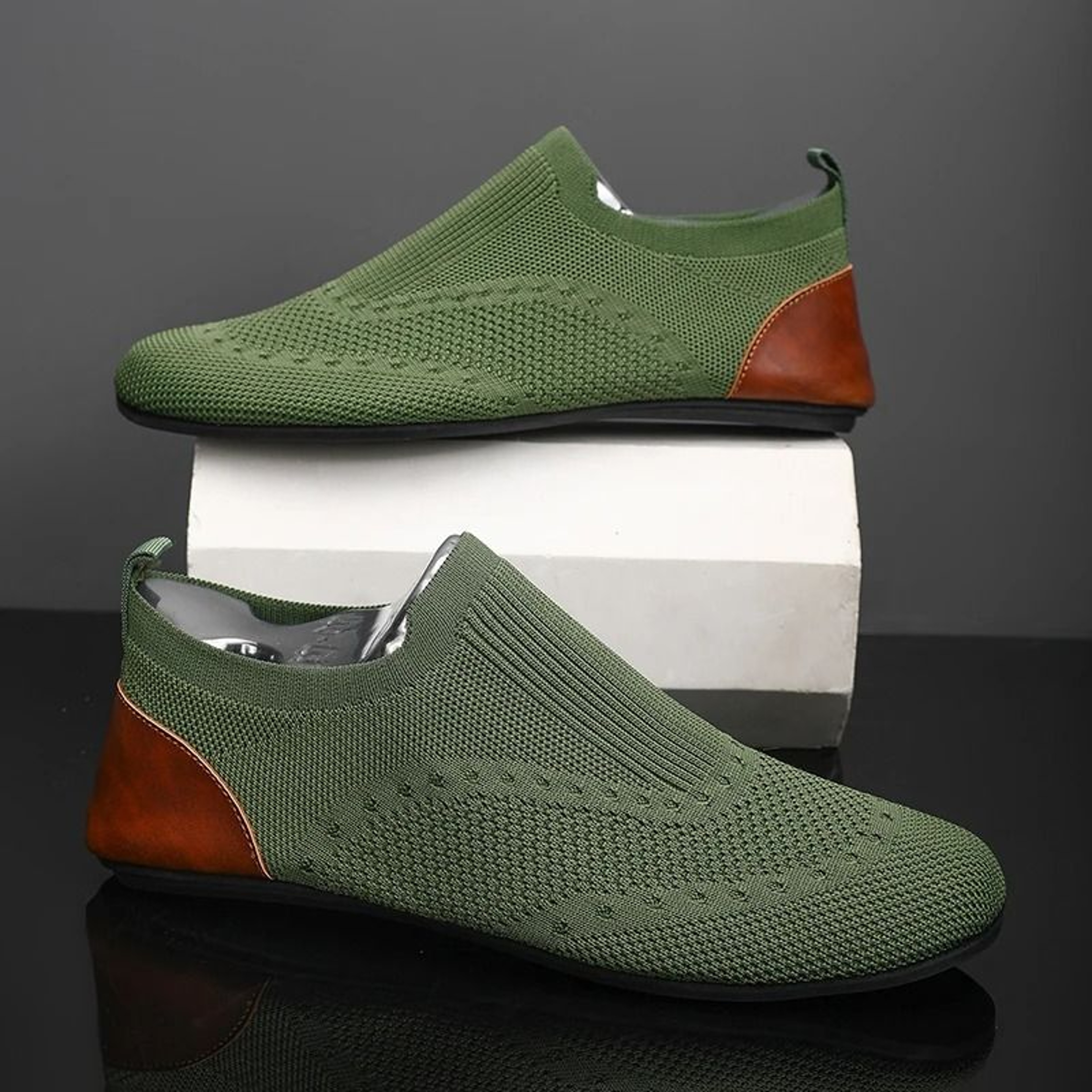 Men SlipOn Breathable Loafers Lightweight Casual Walking Shoes 13