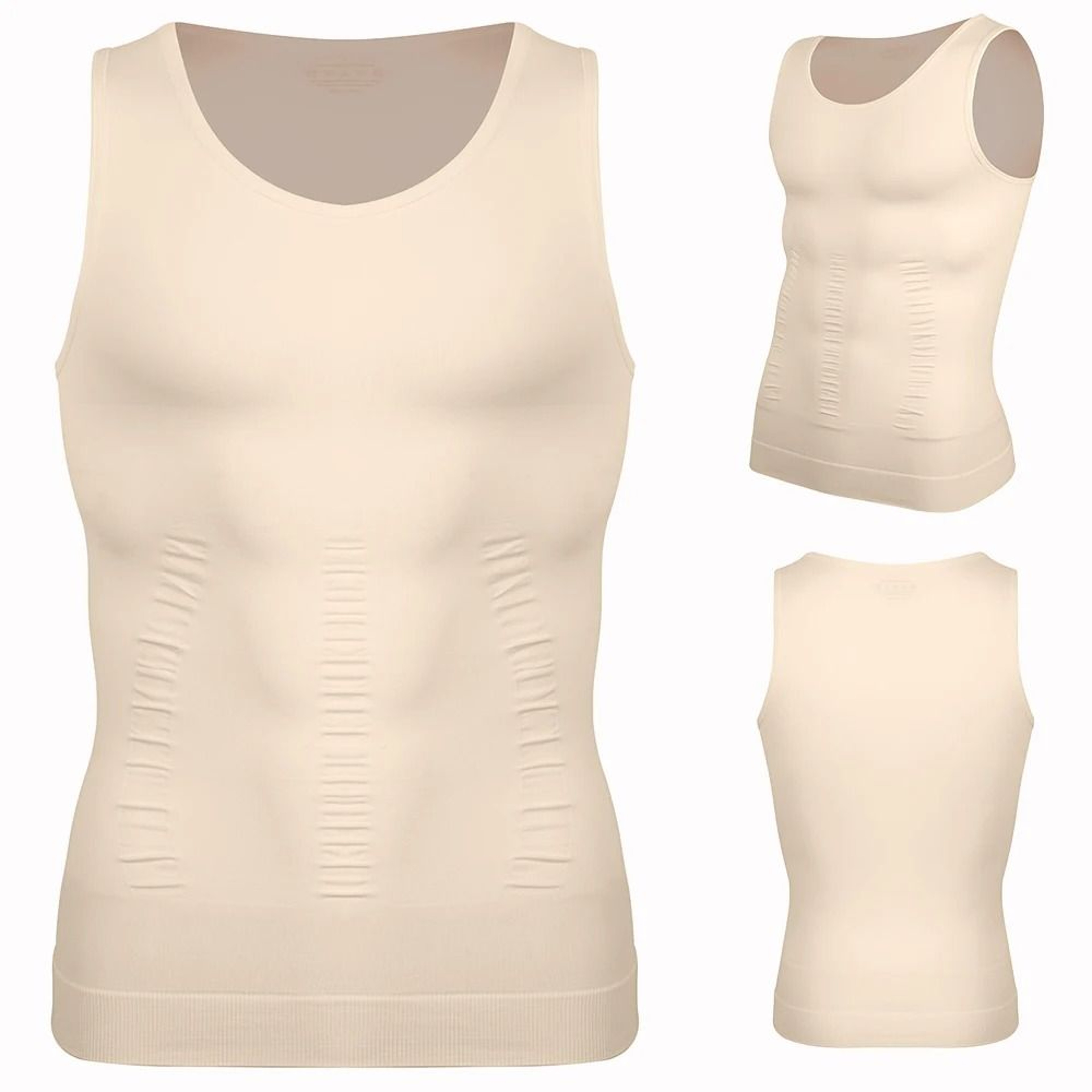 Mens Compression Shaper Vest Slim Fit Tummy Control Sleeveless Top 7