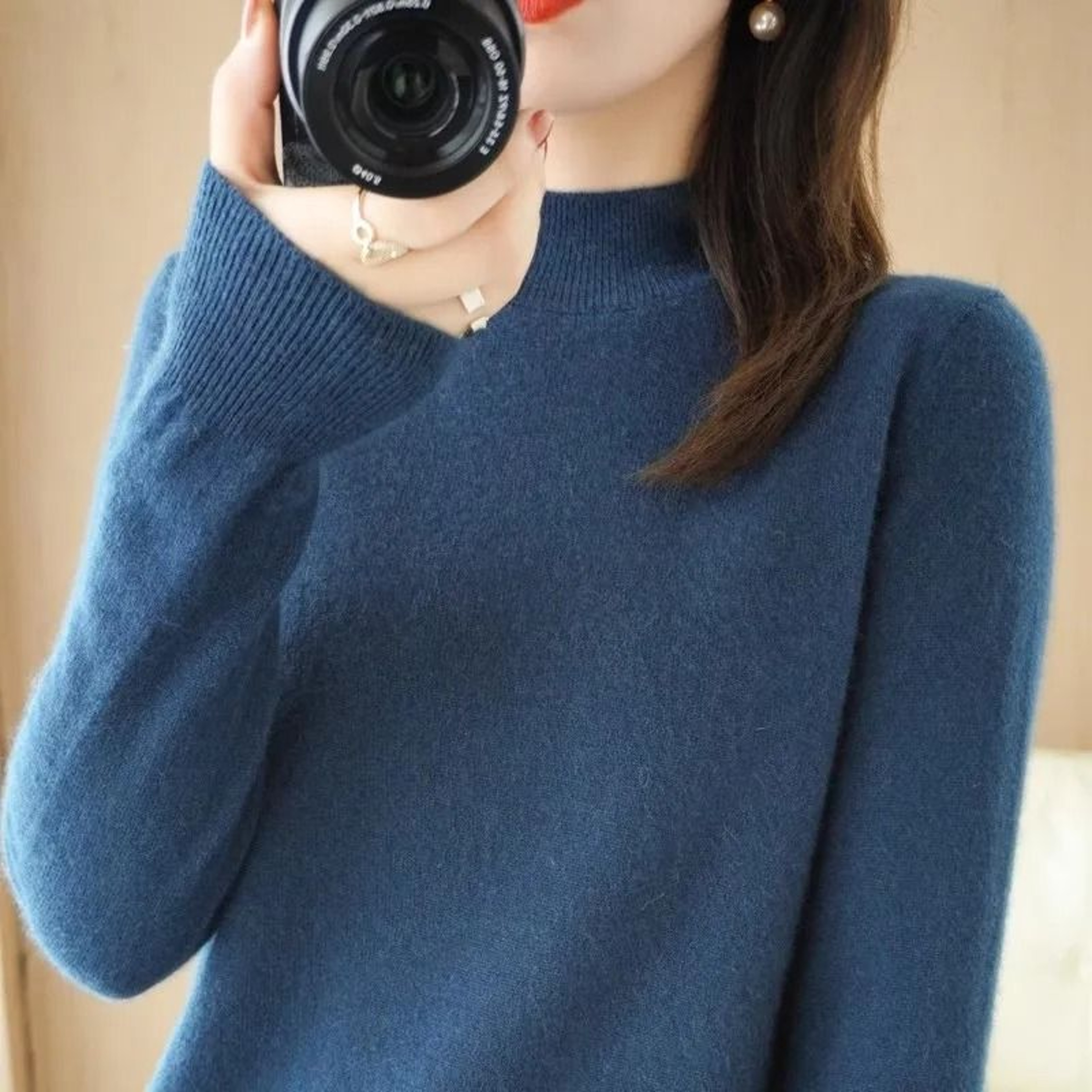 Womens Autumn Winter Knit Sweater Long Sleeve Pullover 20