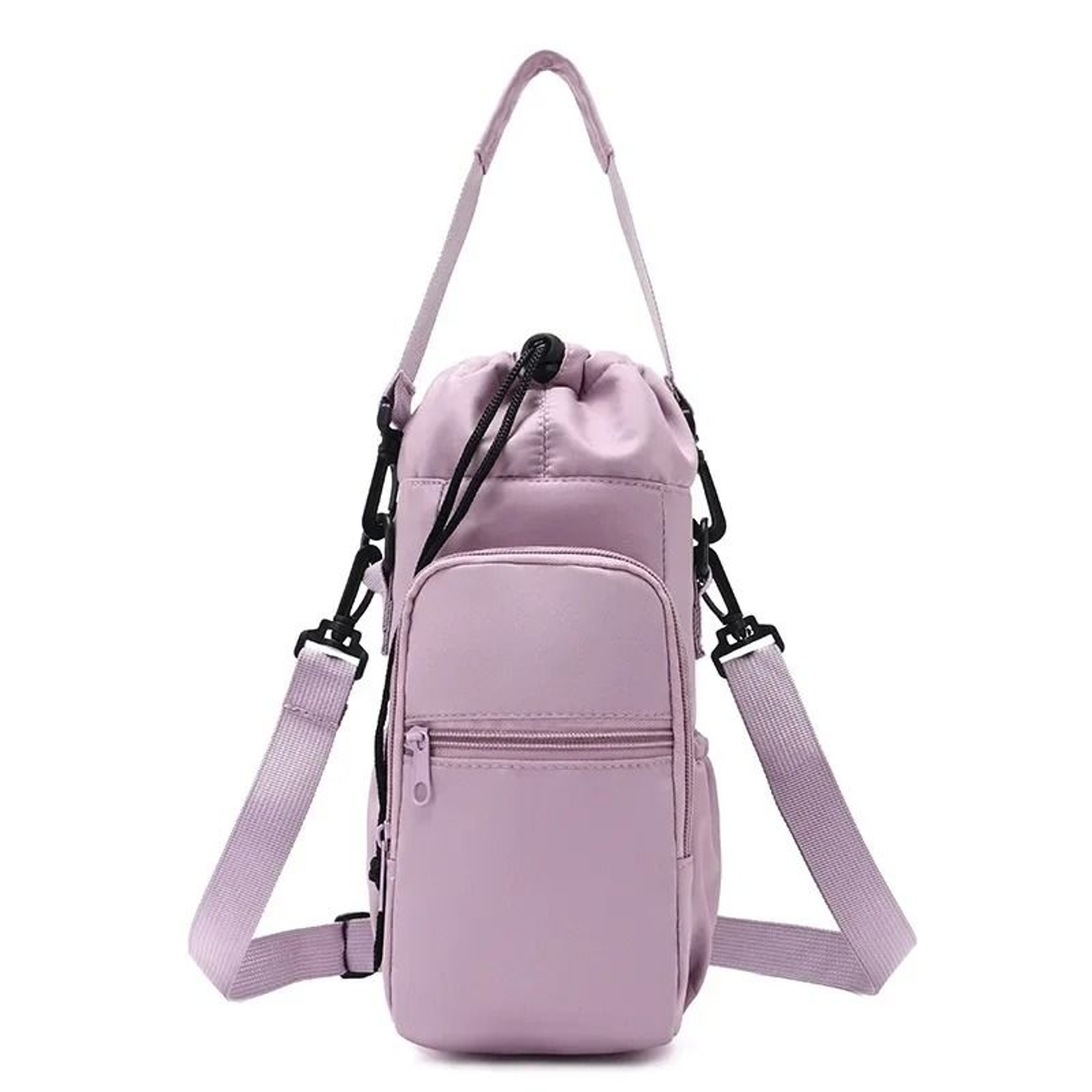 Portable Water Bottle Bag With Adjustable Strap And Phone Pocket 8