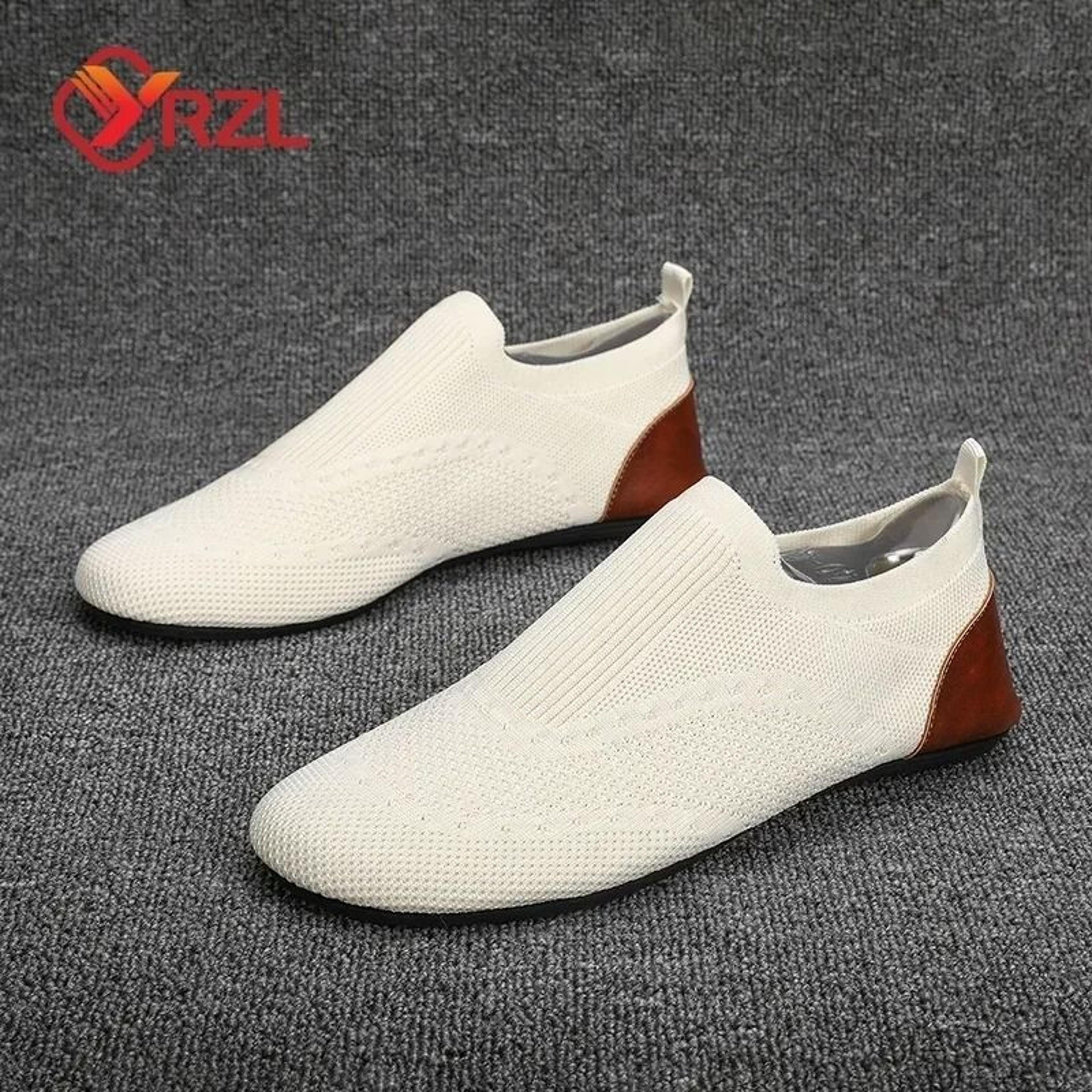 Mens Casual Loafers Soft Driving Moccasins Breathable Mesh Slip On Walking Shoes – view 2