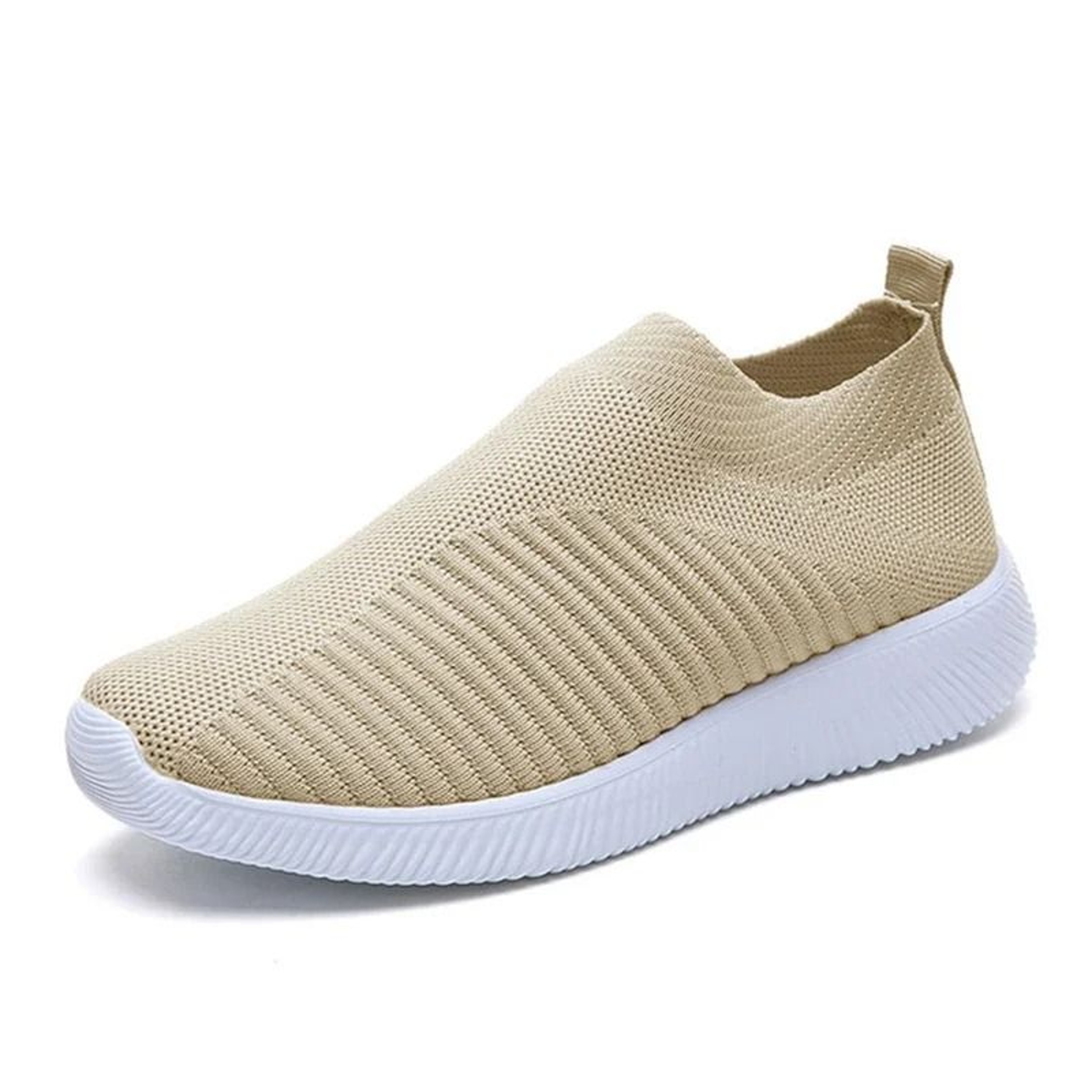 Breathable Mesh Platform Sneakers Slip On Lightweight Casual Sports Shoes 9