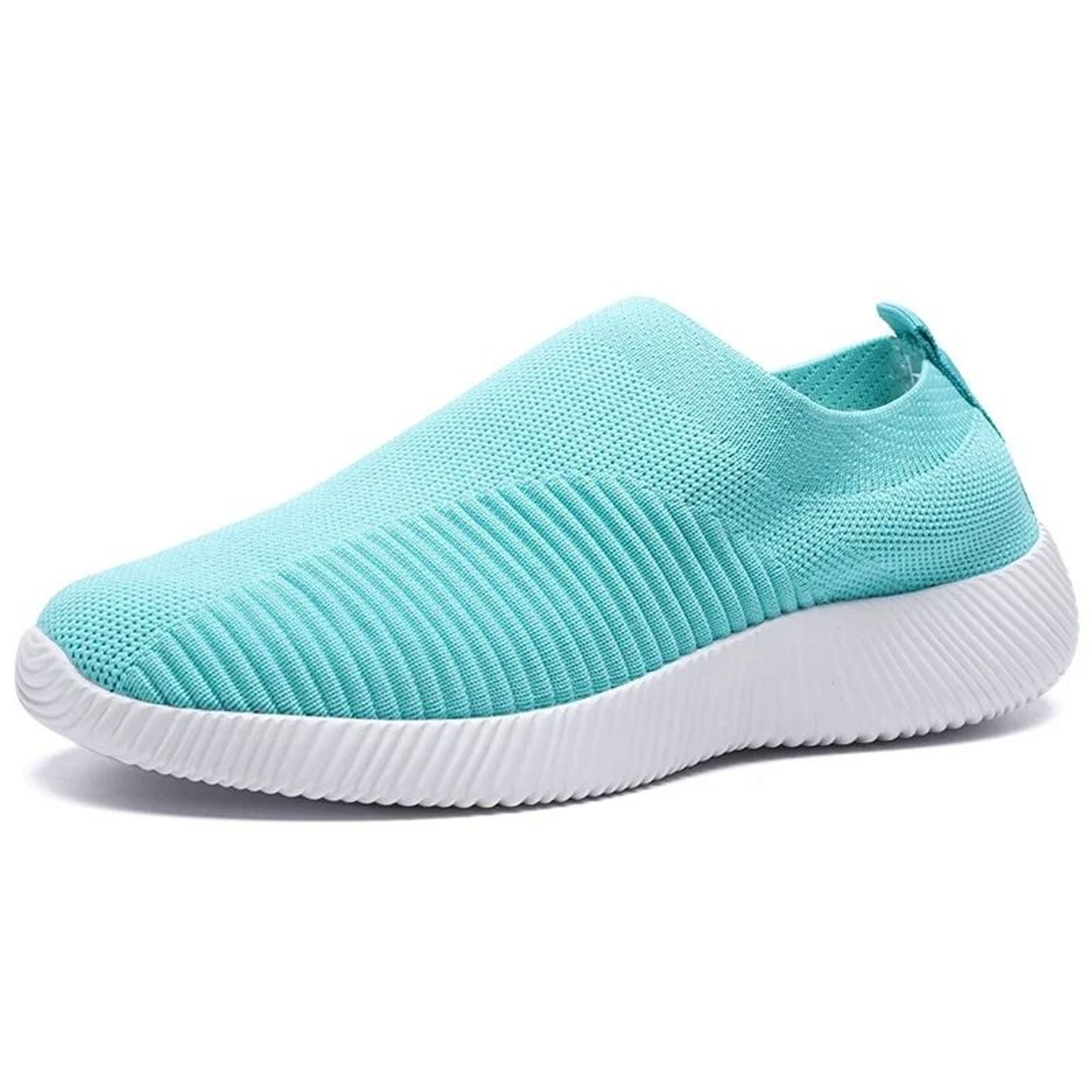 Breathable Mesh Platform Sneakers Slip On Lightweight Casual Sports Shoes 16