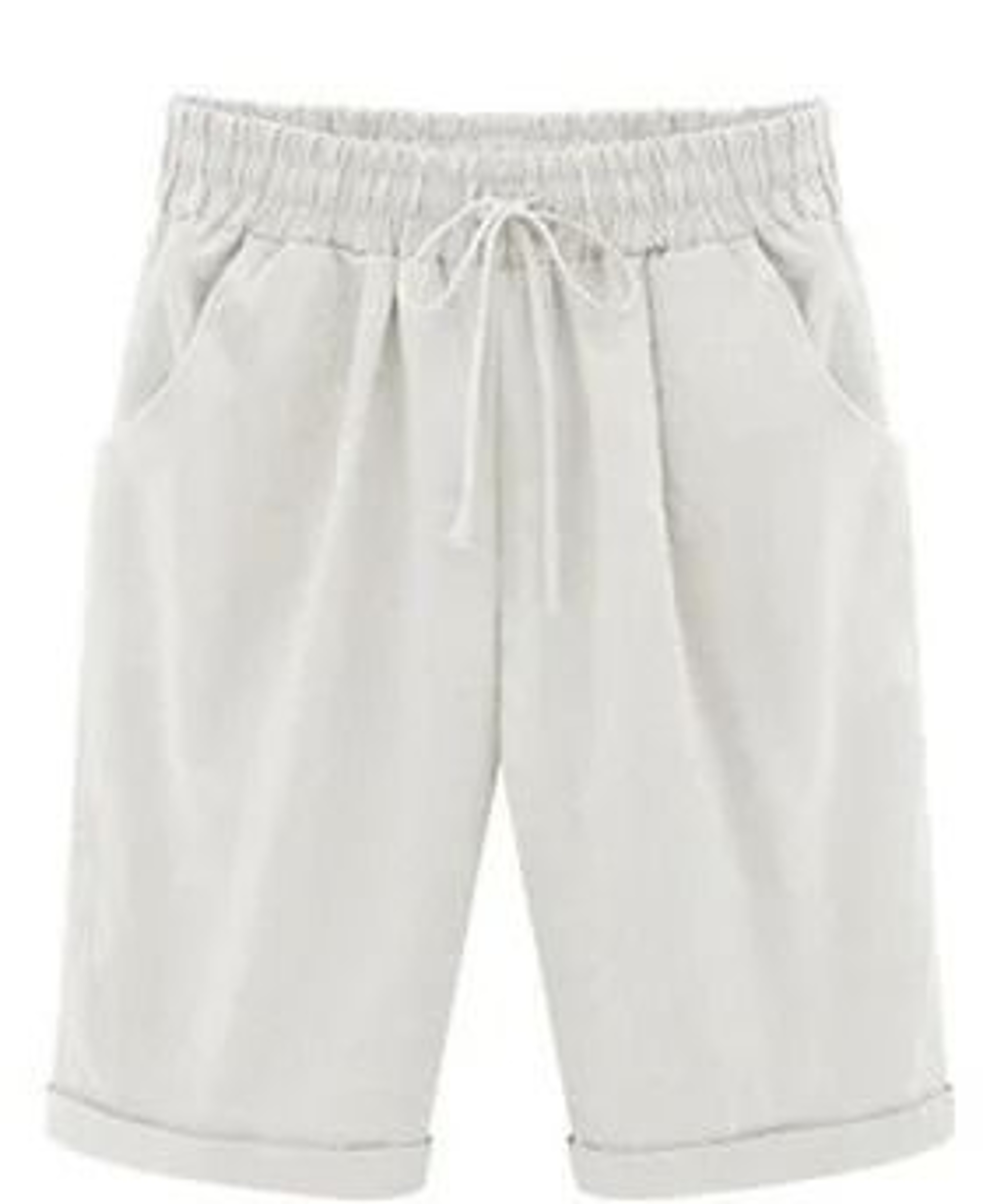 Womens Solid High Waist Harem Pants Casual Loose Summer Trousers 4