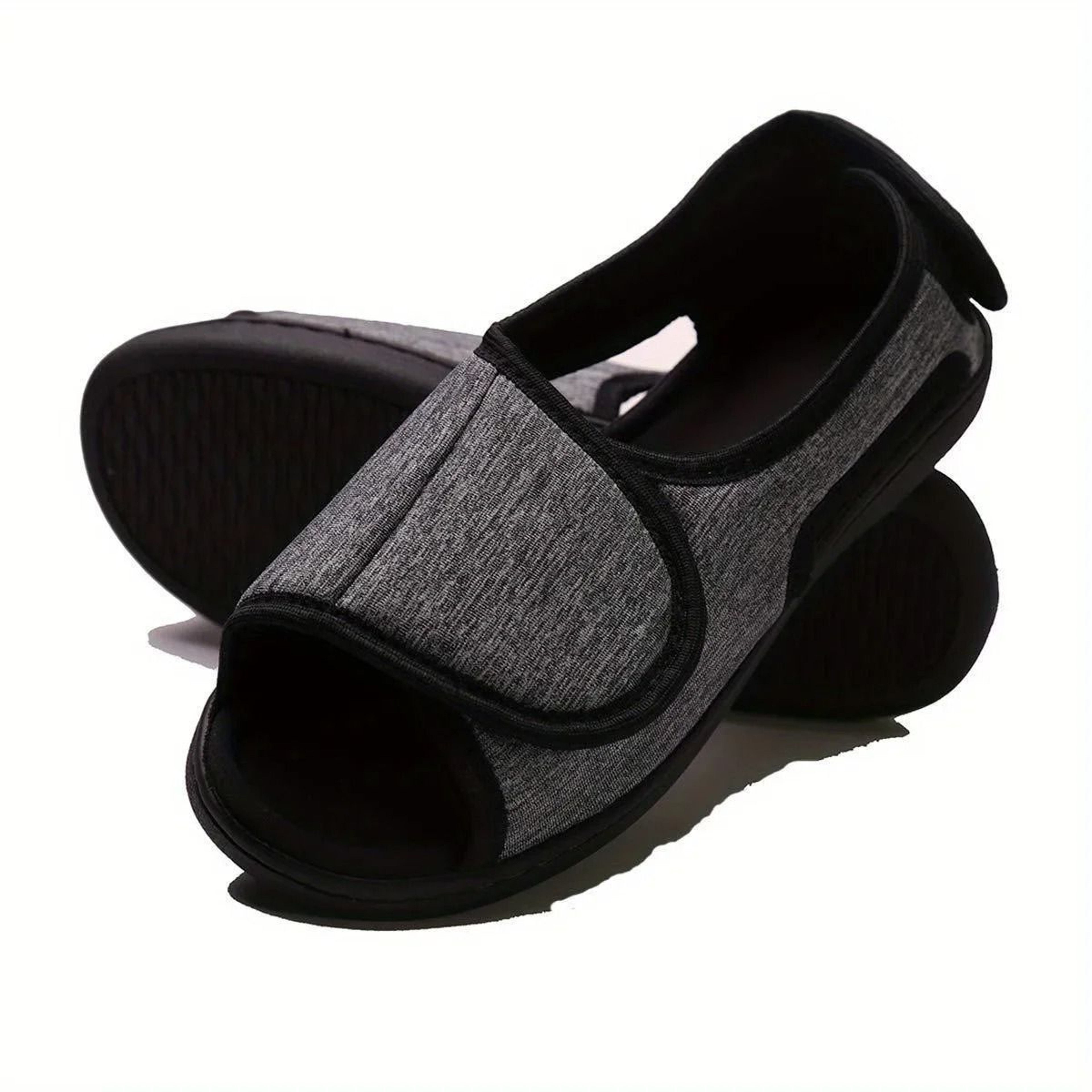 Wide Magic Tape Shoes Comfortable Slippers For Wide Swollen Feet 4