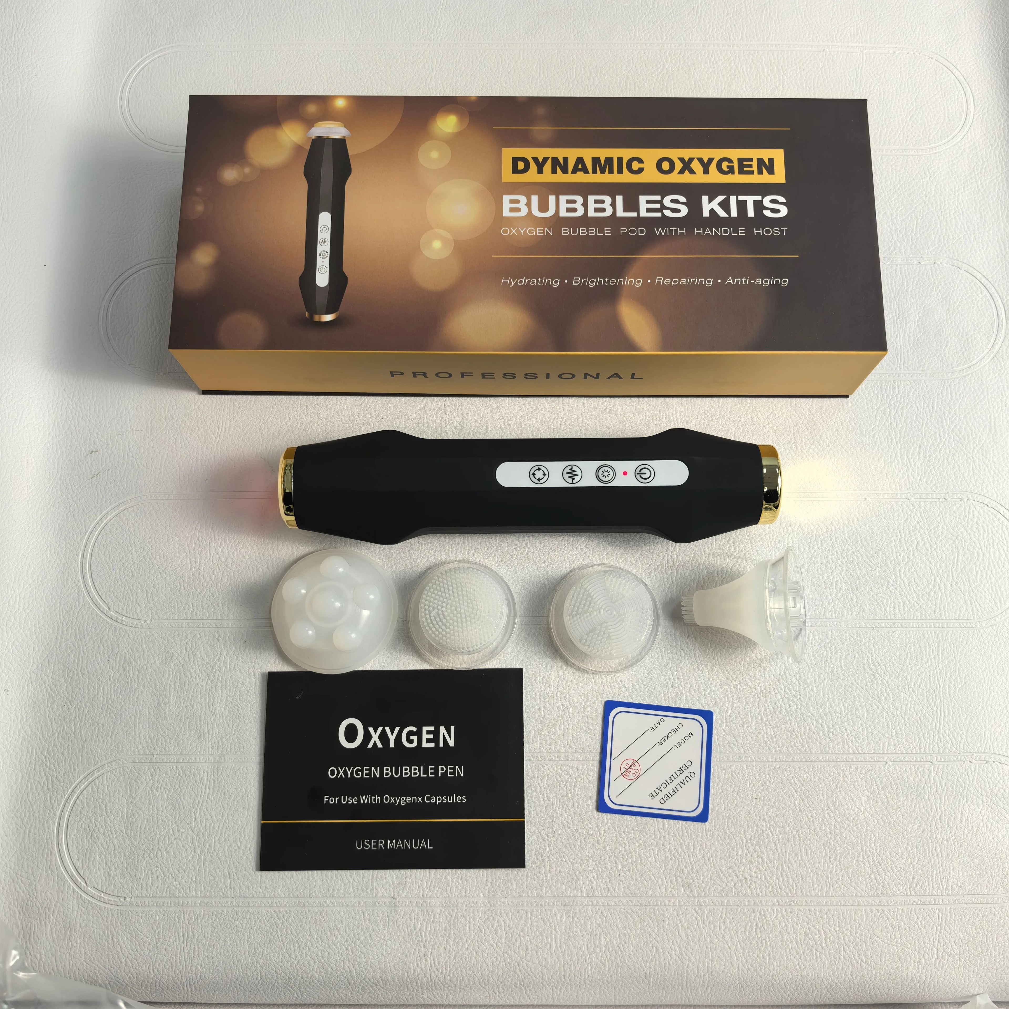 Portable Co2 Oxygen Bubble Pen With Brush Head For Skin Rejuvenation And Anti Aging Care 5